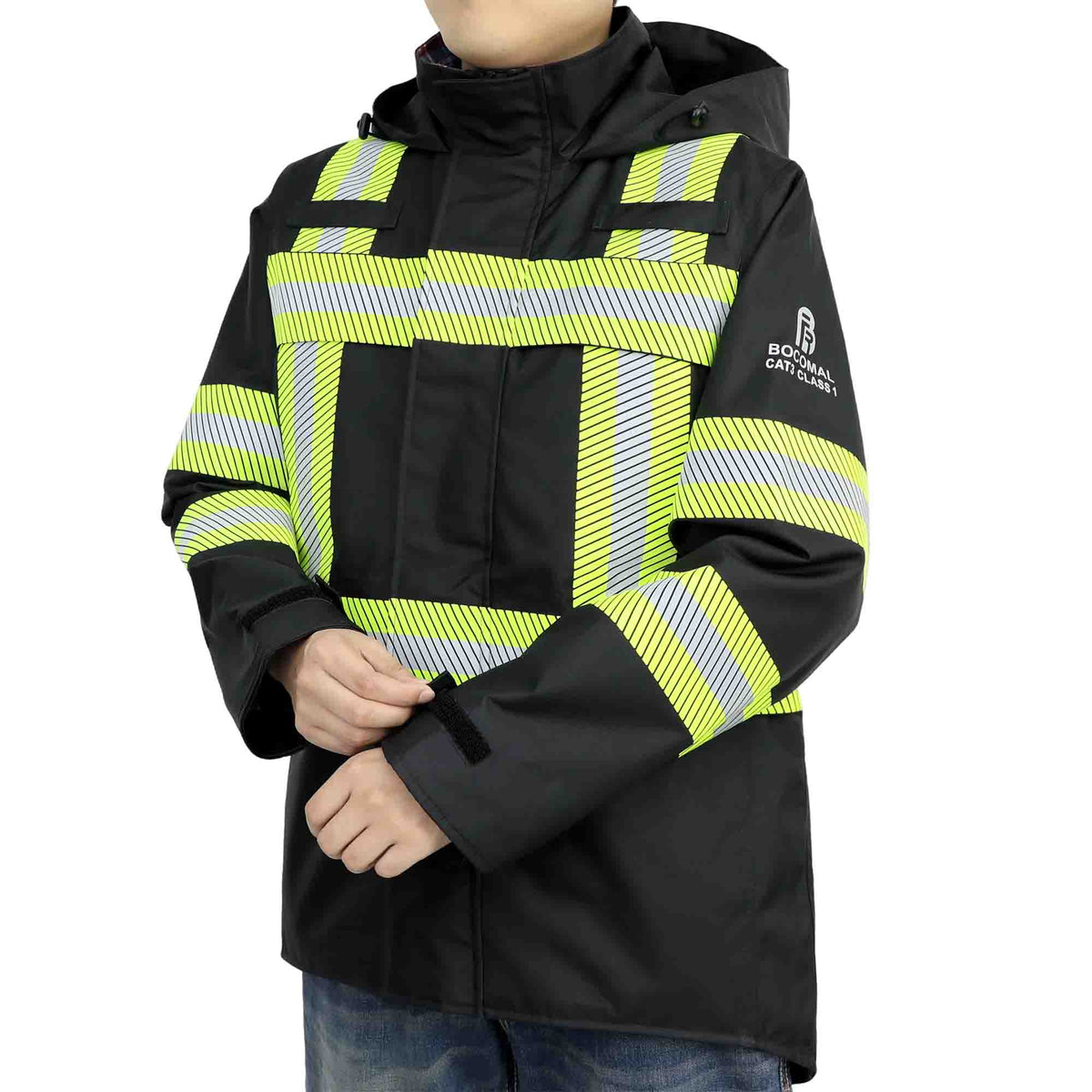 FR Insulated Rain Jacket | CAT3 HRC3 Hi‑Vis Type R Class3 Waterproof Coat