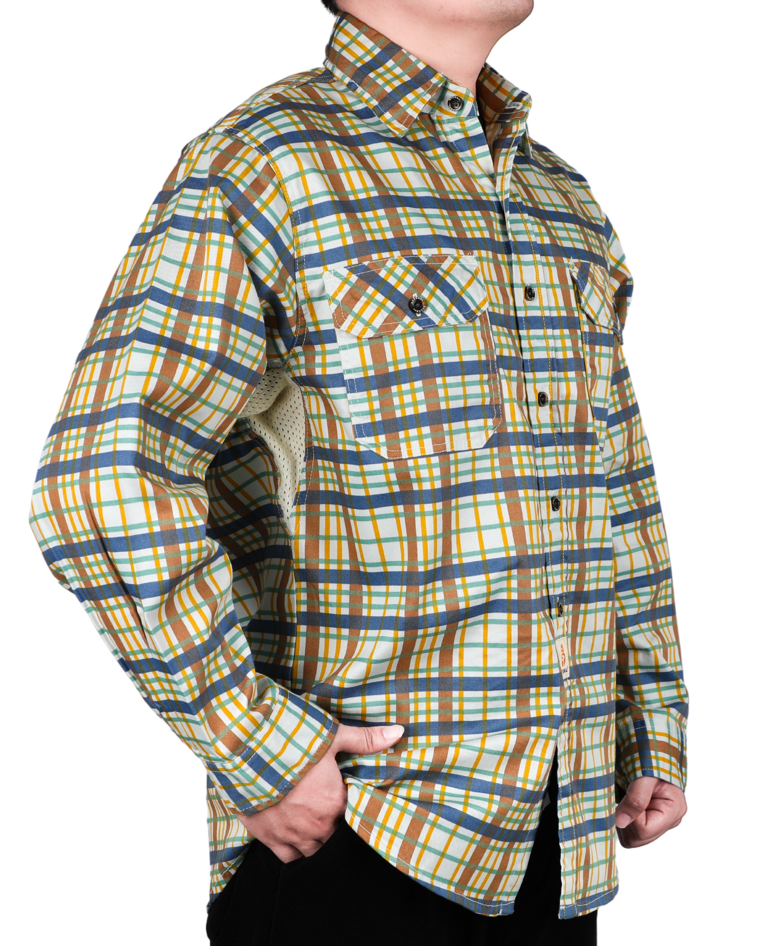 6.5OZ Vented Mesh Back & Underarm Breathable Shirts-1307
