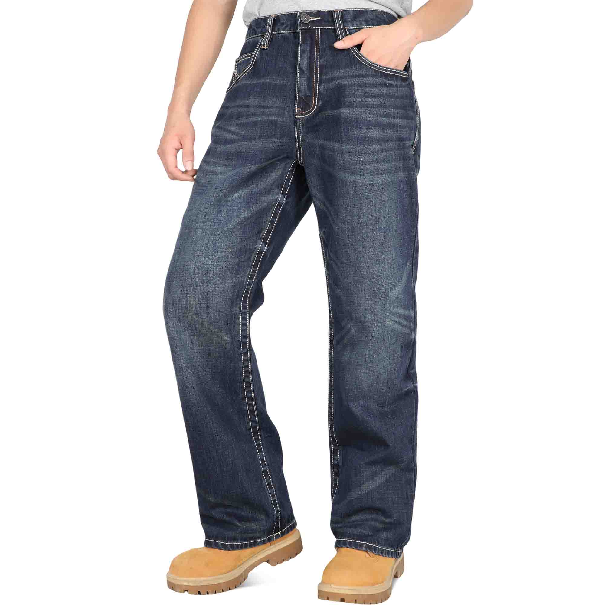 12 OZ Relaxed Fit Boot Cut Midweight Denim FR Jeans - 8305-1