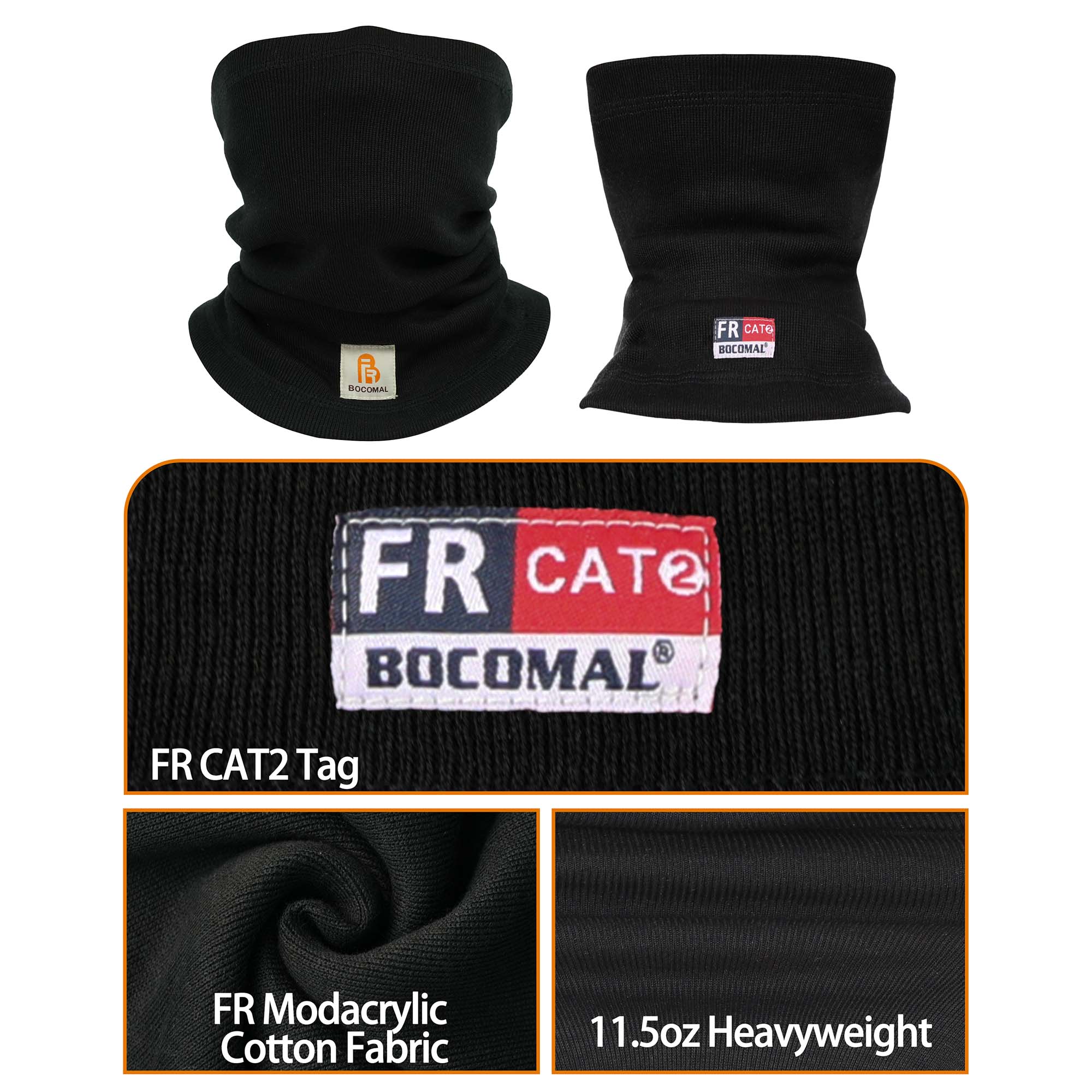 11.5OZ Heavyweight Modacrylic Cotton FR Balaclava - 9838