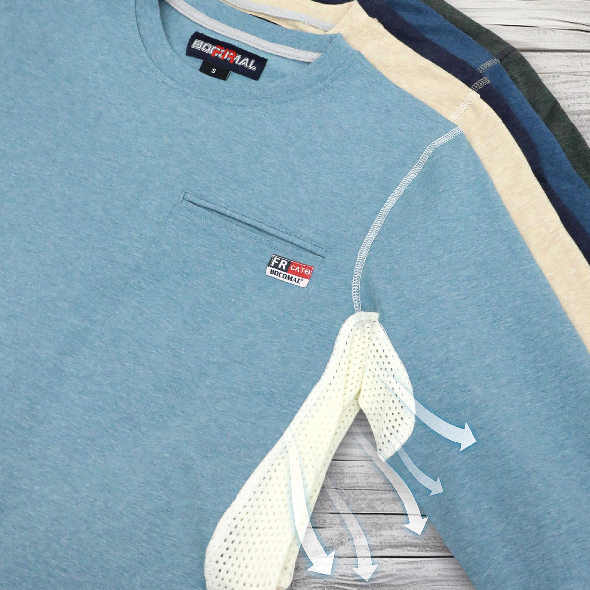 6OZ Breathable Vented FR T-Shirts -6022