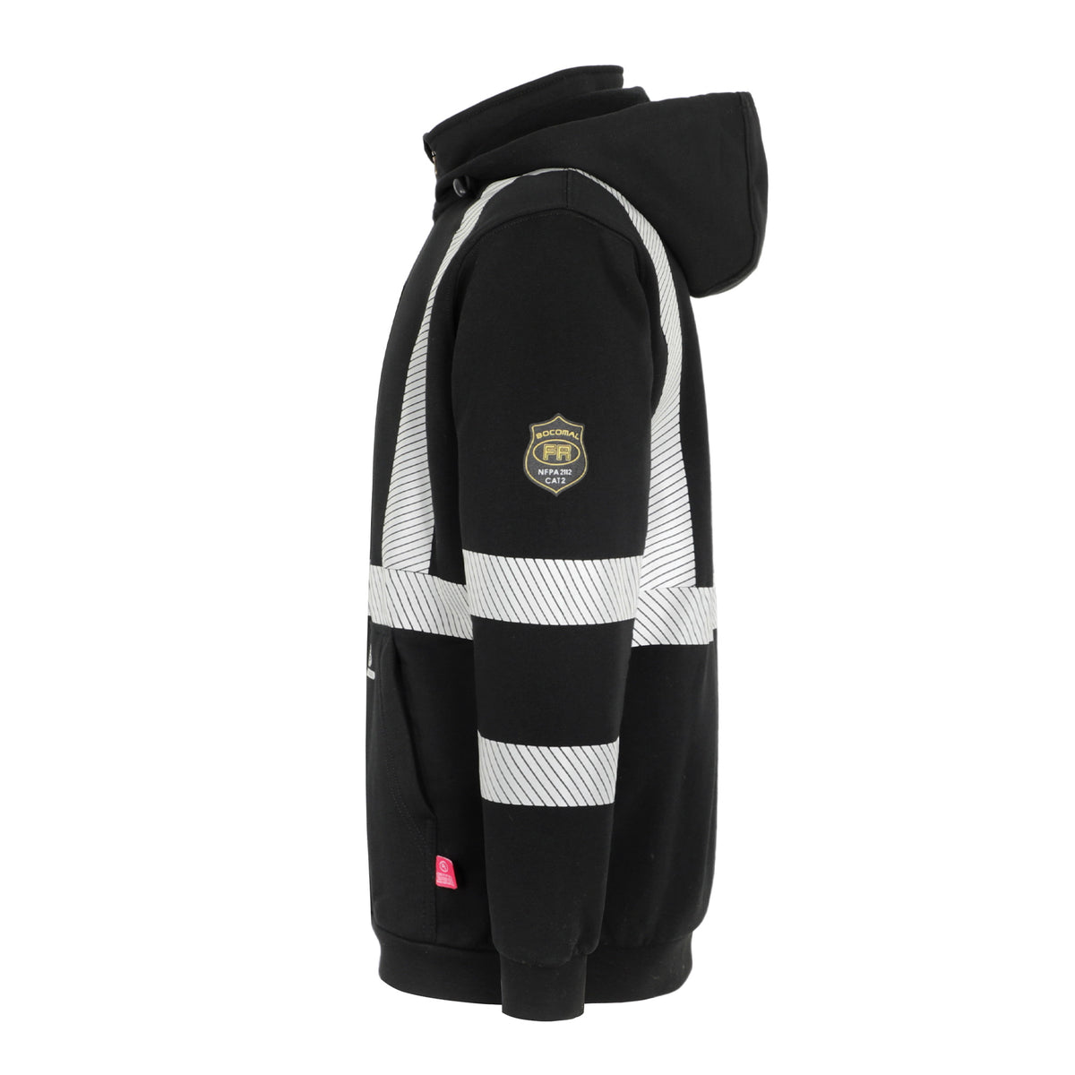 Bocomal 4531HV black FR workwear side view