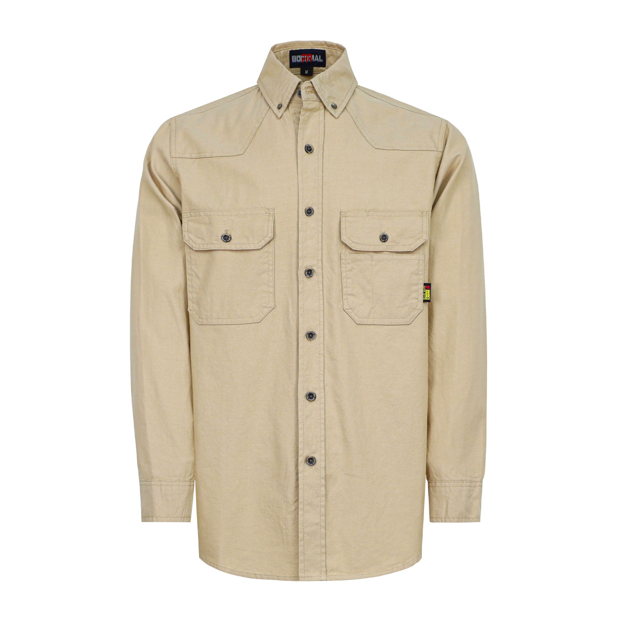 6.5OZ Dura-Light Soft Heather Duck FR Work Shirt -B639