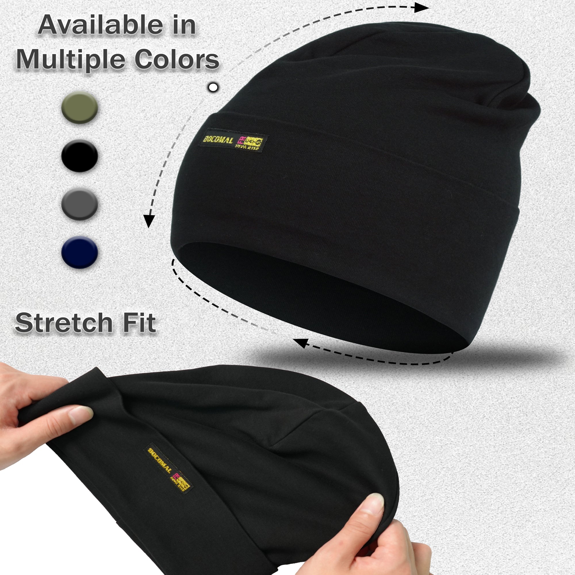 7OZ Cotton FR Head Covering Welding Hat-9803