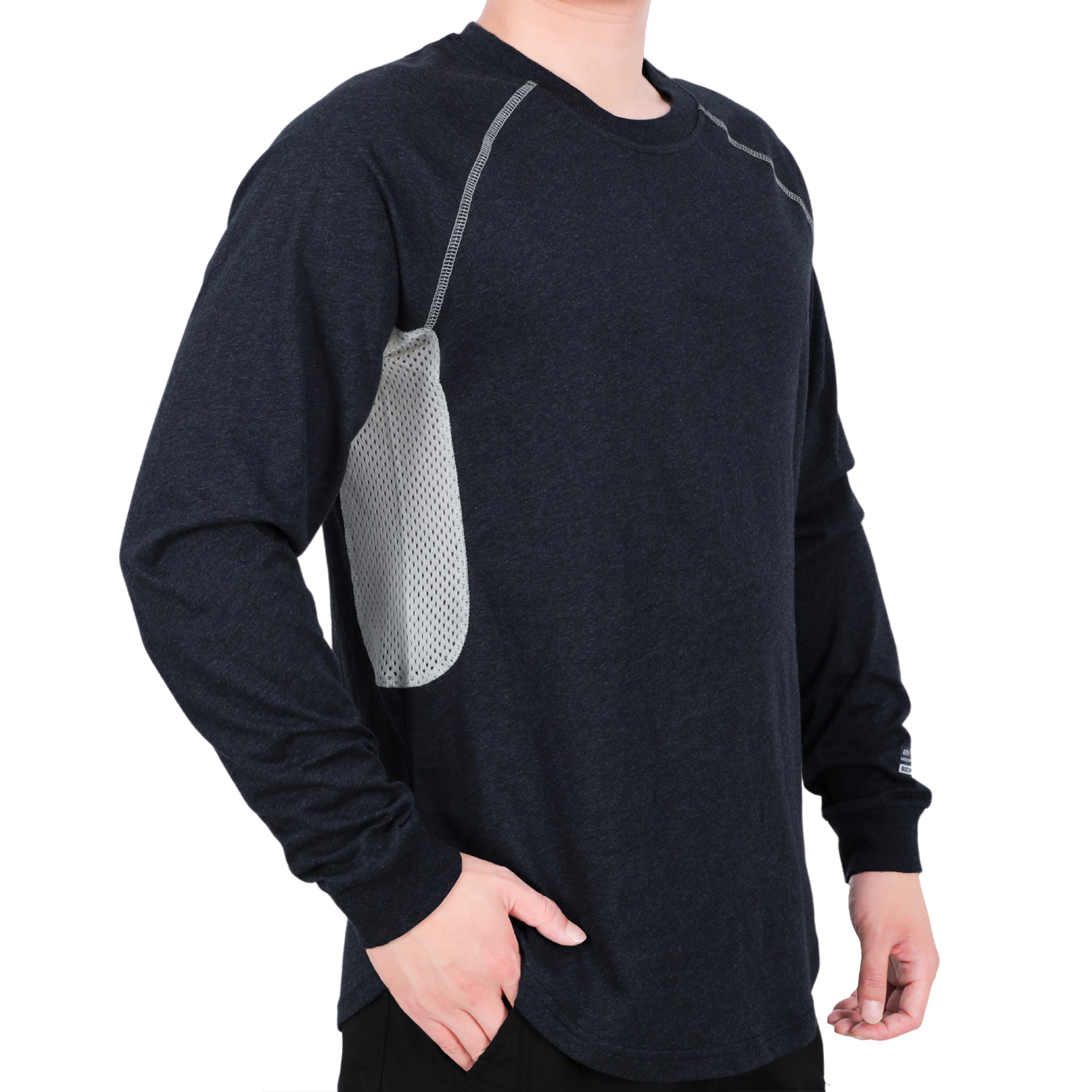 4.5OZ Vented Mesh Loose Fit EX Lightweight FR T-Shirts-9717