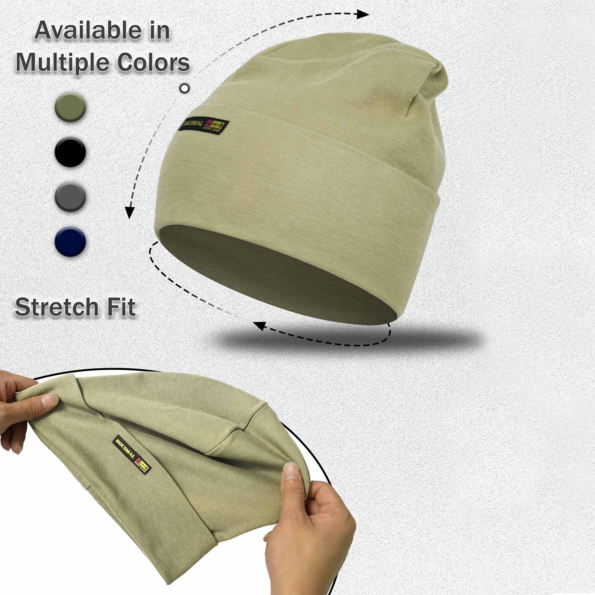 7OZ Cotton FR Head Covering Welding Hat-9803