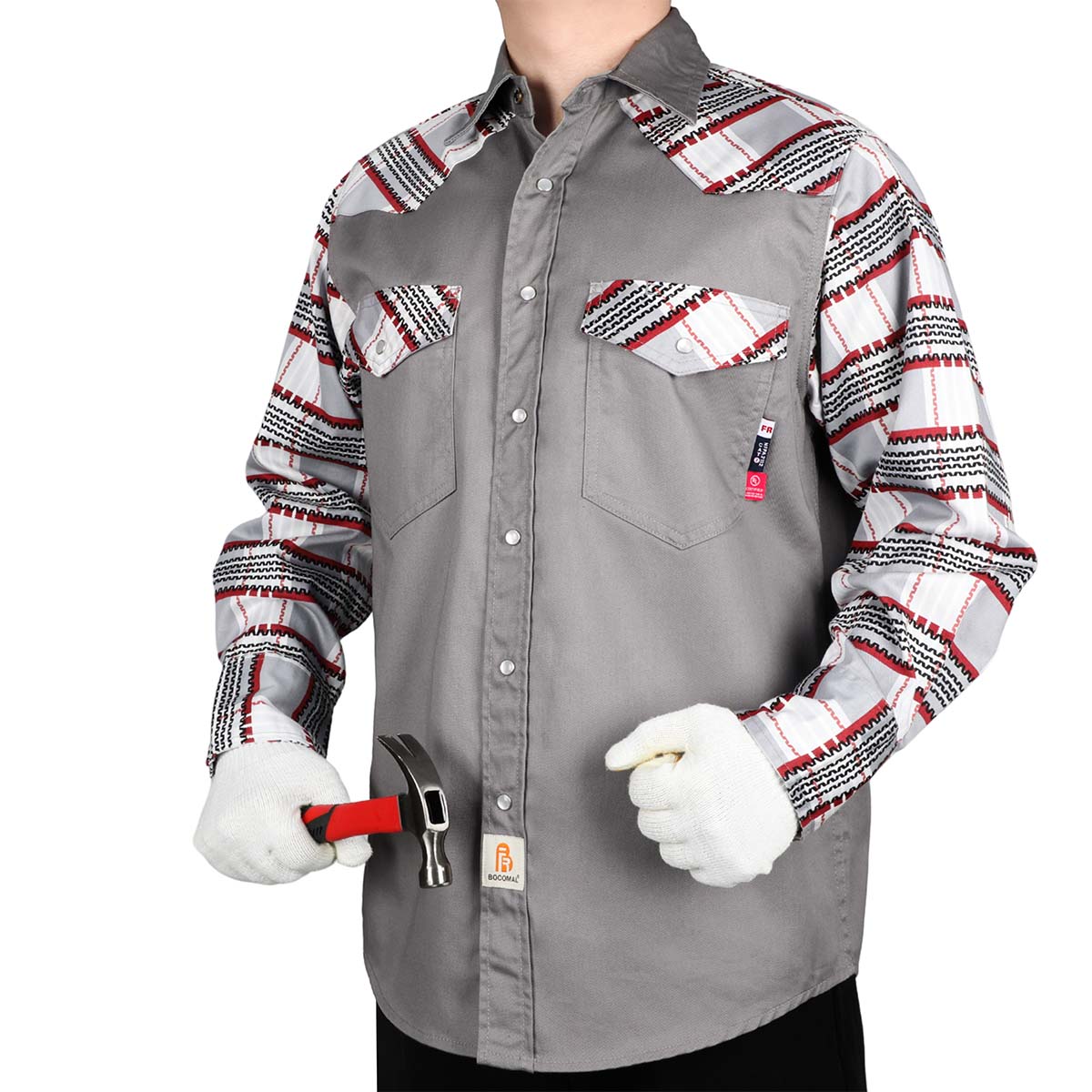 6.5OZ Hawaii/Solid FR Welding Work Shirt