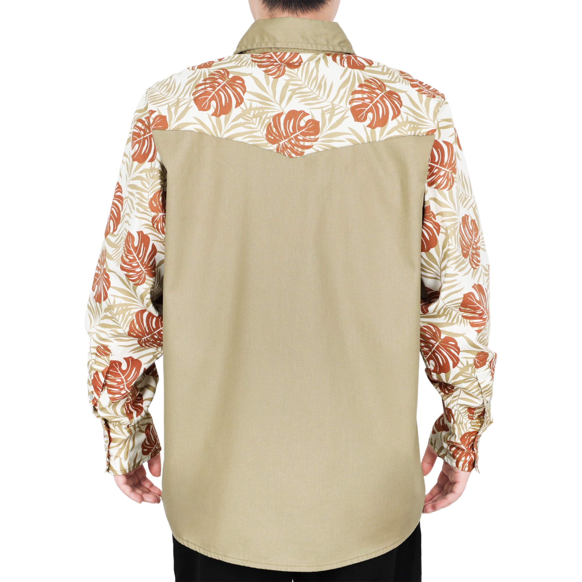 6.5OZ Pattern Spliced Flame Resistant Welding Work Shirt