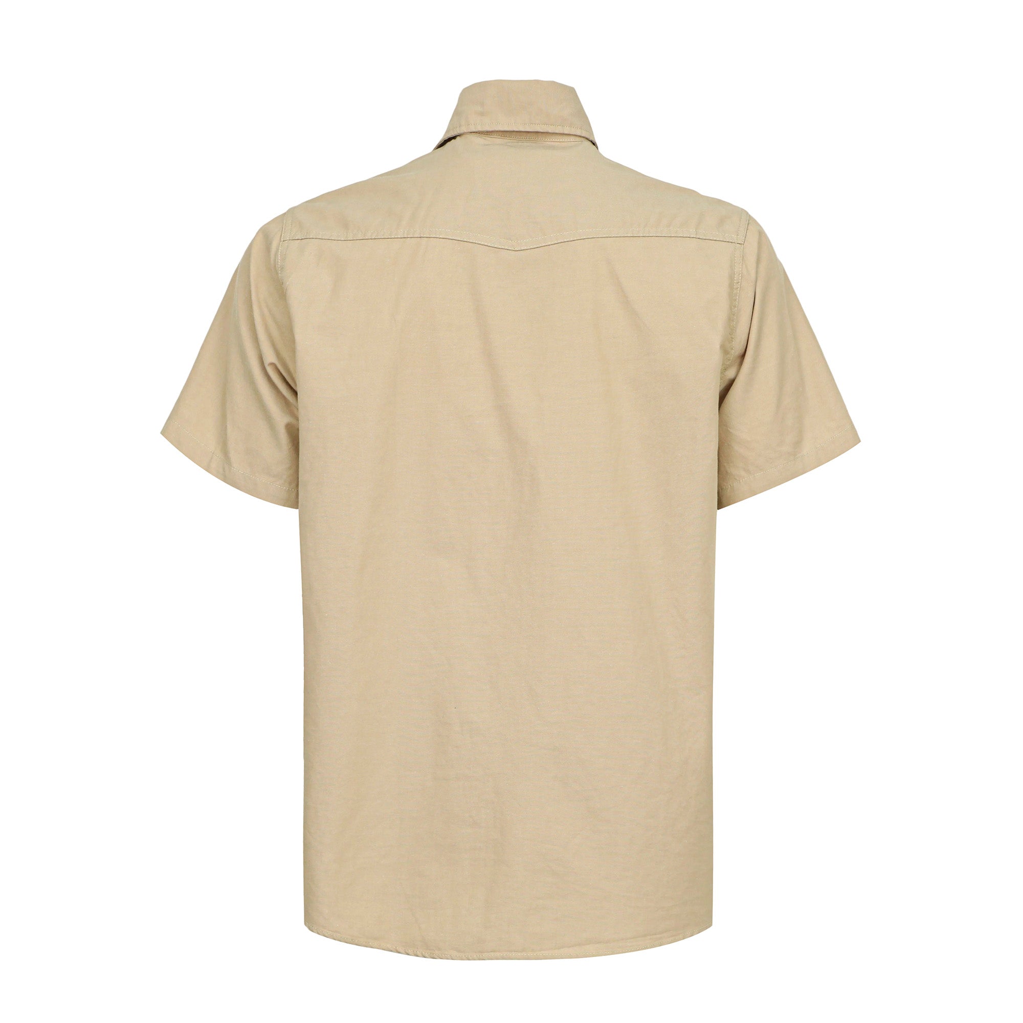 5OZ Men's Short Sleeve Button Down Work Shirts （NON-FR）- SH041K