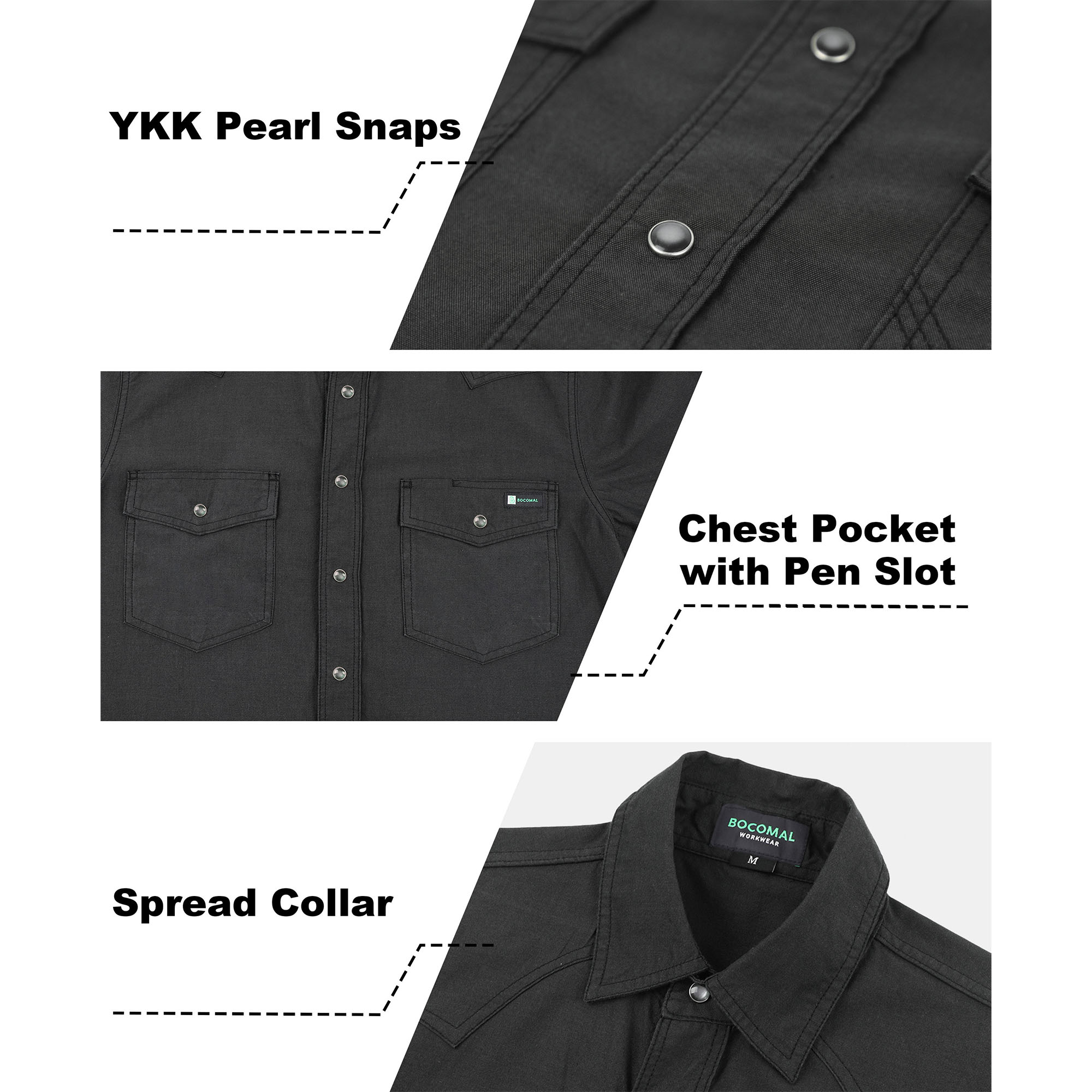 5OZ Lightweight 100% C Chambray Shirt (NON-FR)-SH041L