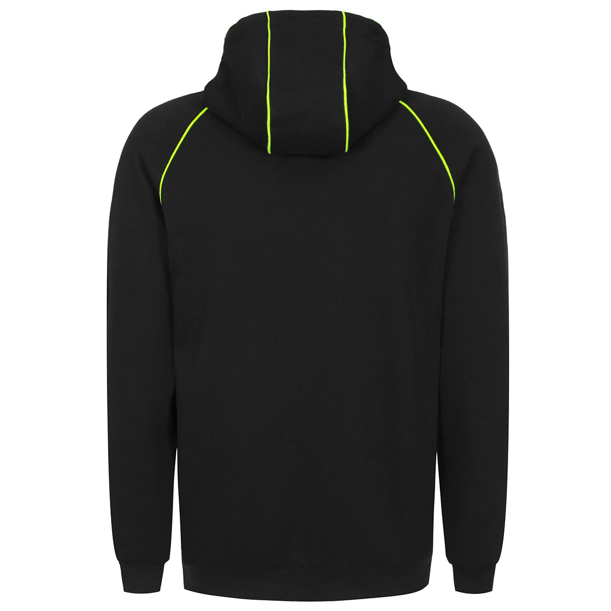12oz Heavyweight Cotton Fleece FR Hi-Vis Hooded Sweatshirts-4931B