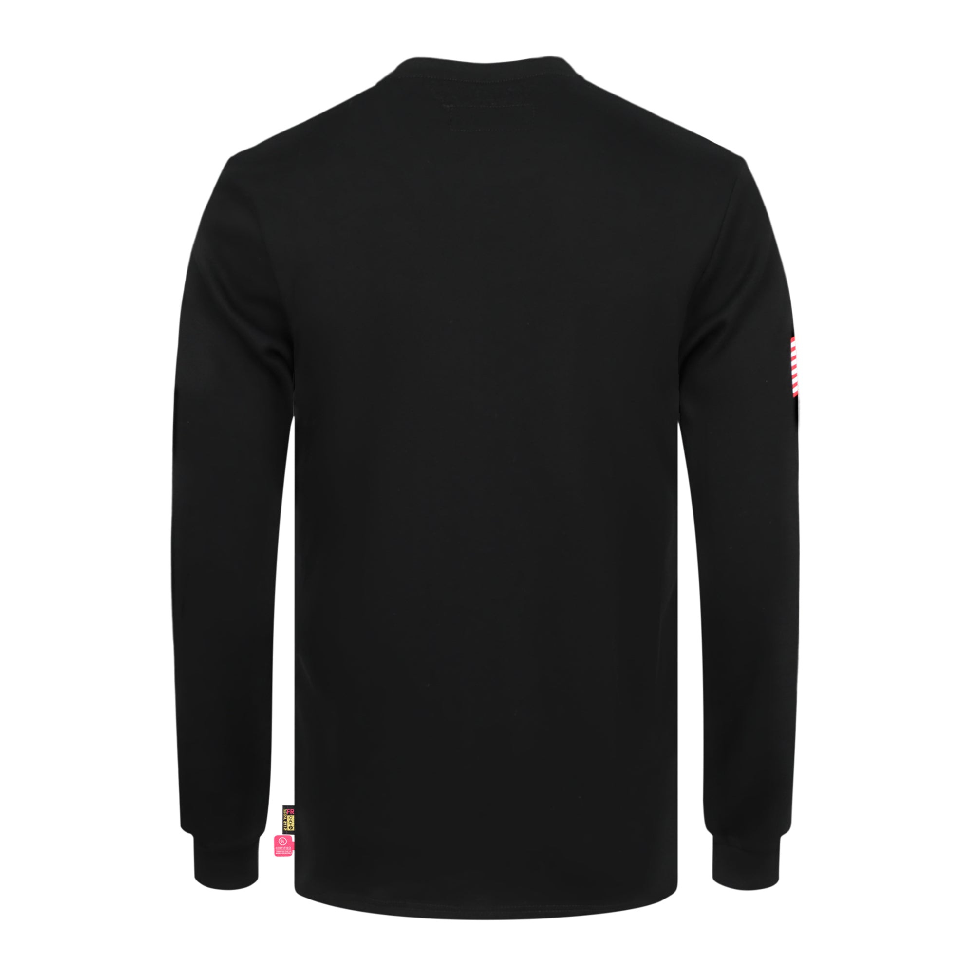 7OZ Midweight FR Flag/Skull Print Henley T-Shirts -D1203-002