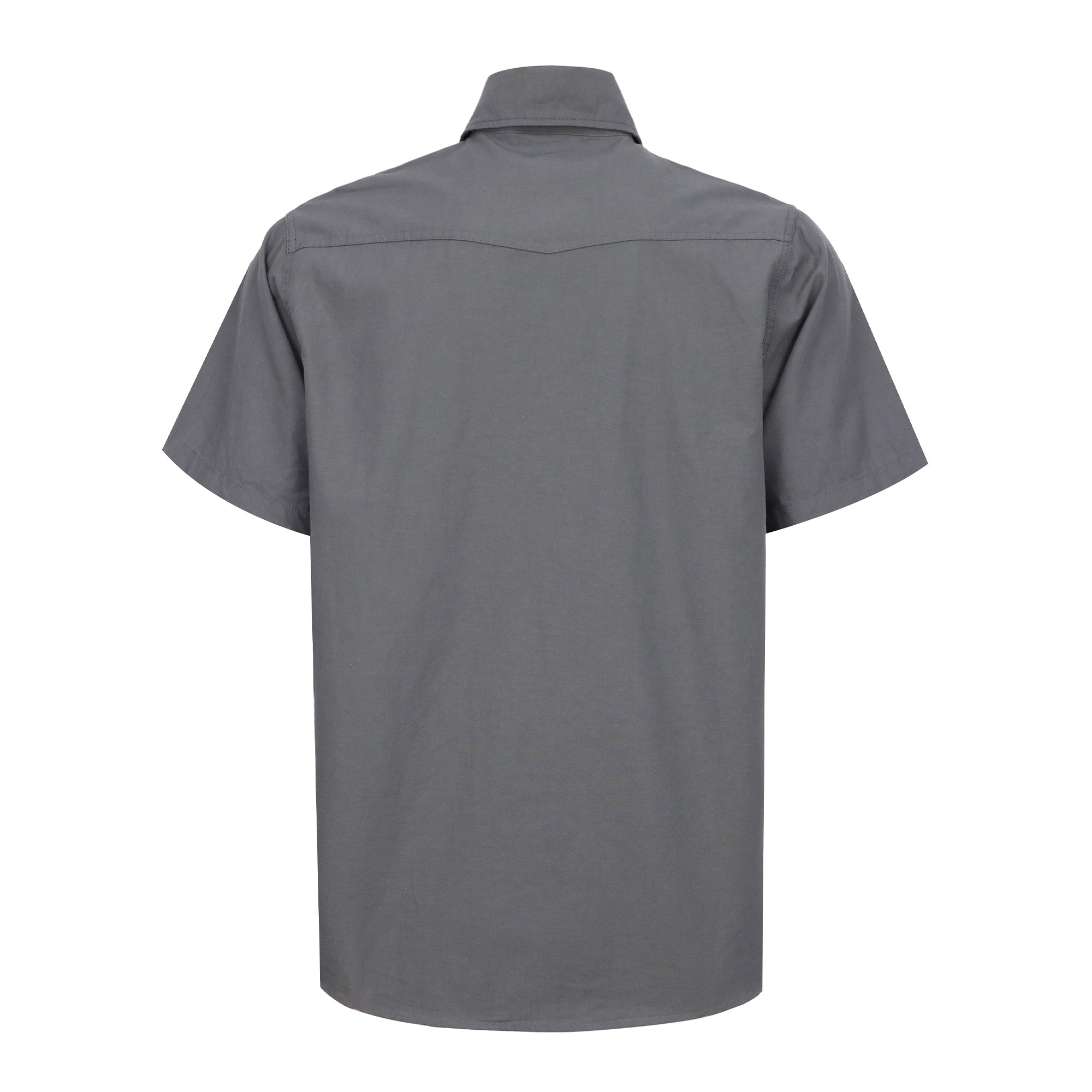 5OZ Men's Short Sleeve Button Down Work Shirts （NON-FR）- SH041K
