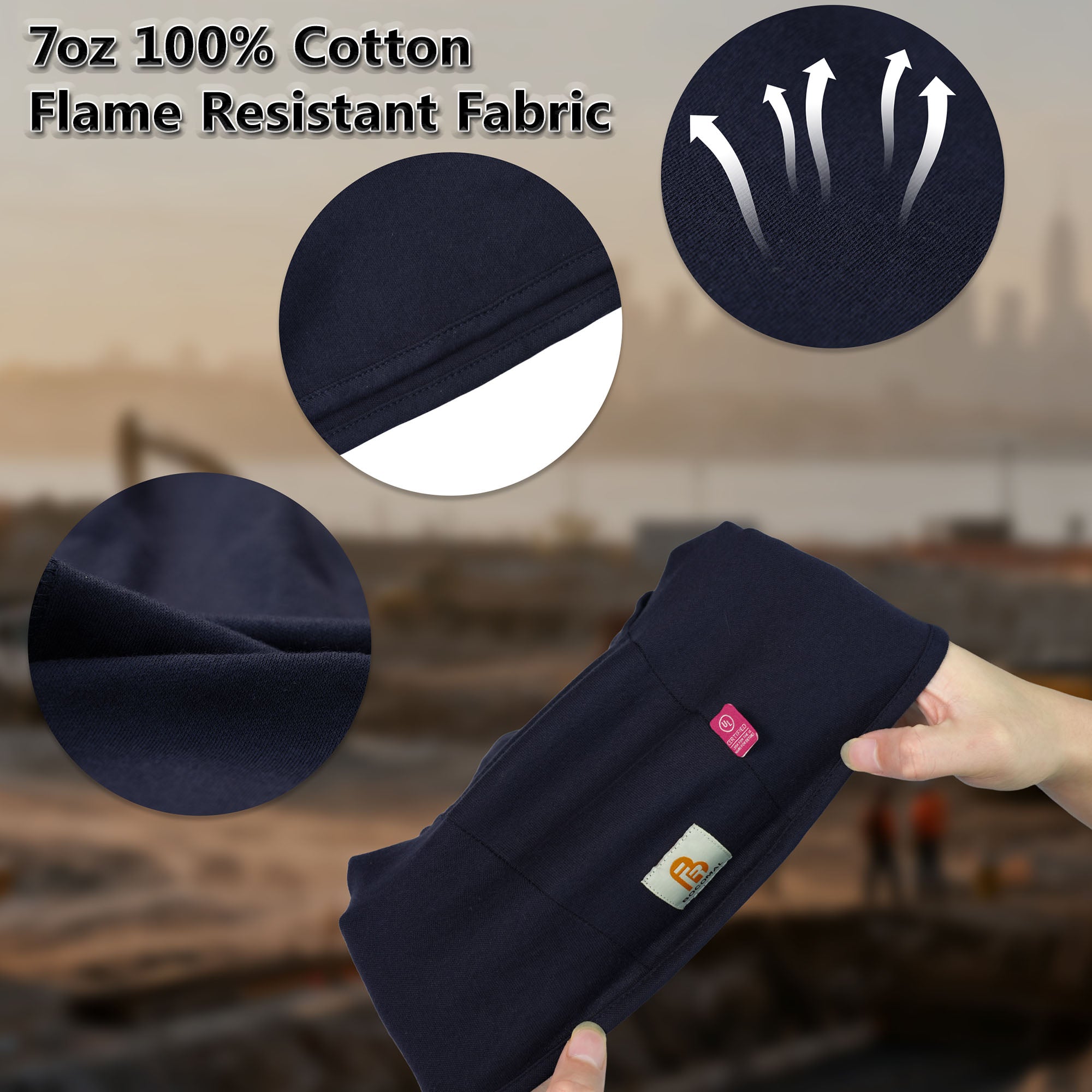 7OZ Balaclava Face Mask Arc Rated Helmet Liner Covering Hood -7003