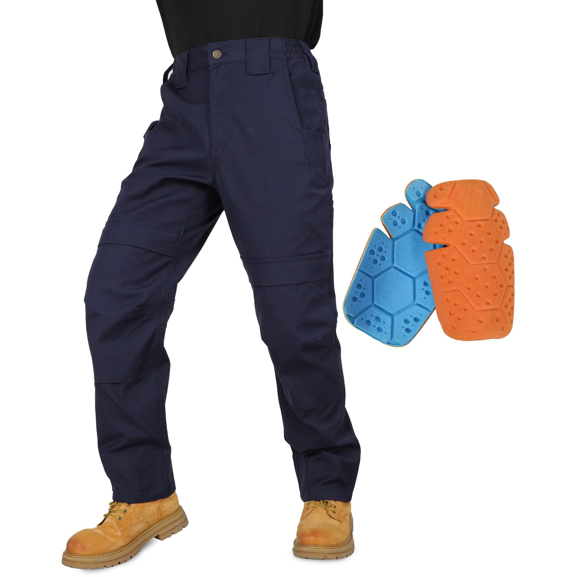 8.5OZ Midweight Relaxed Fit Stretch Canvas Cargo Pants-8632