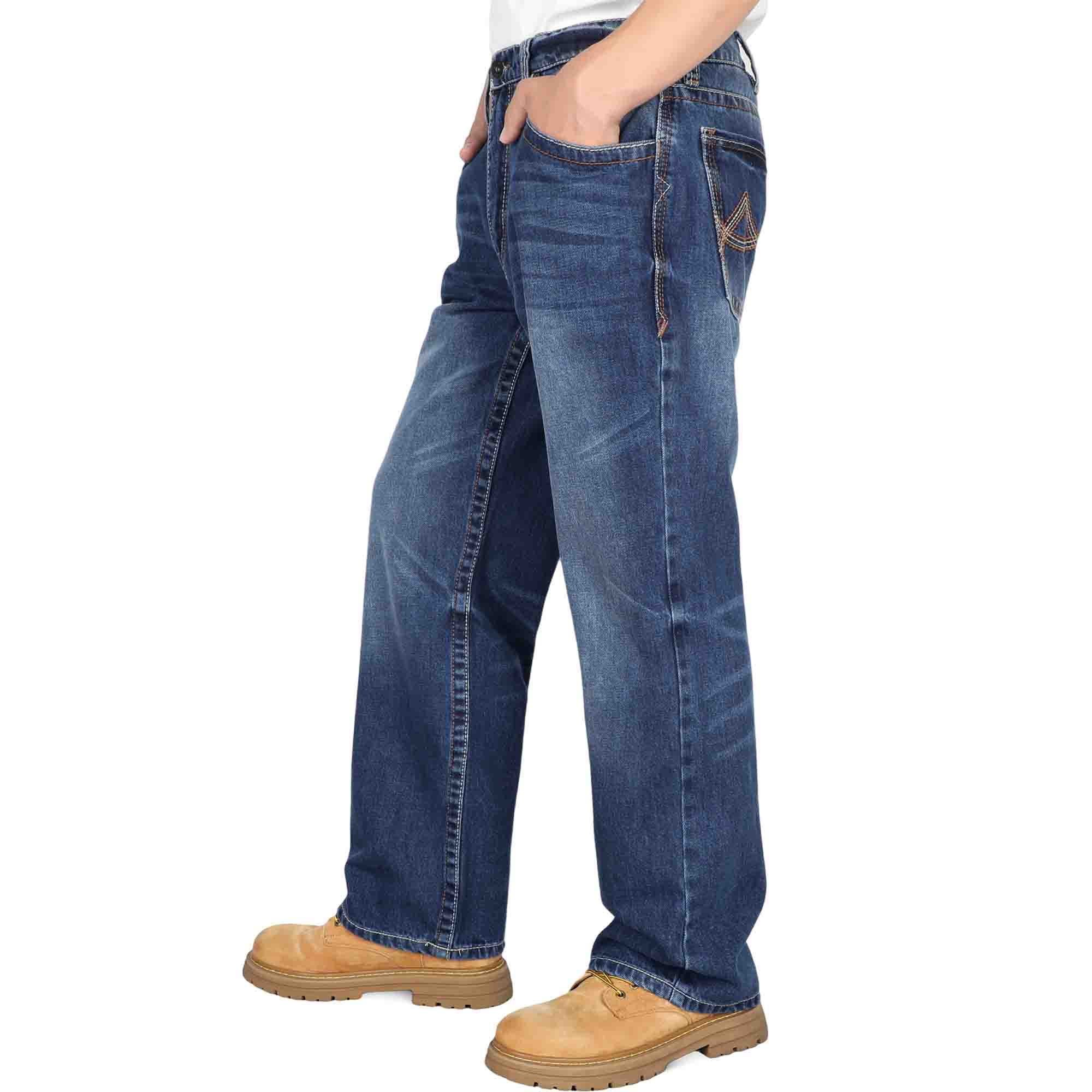 12.5 OZ Straight Leg FR Jeans‑Side