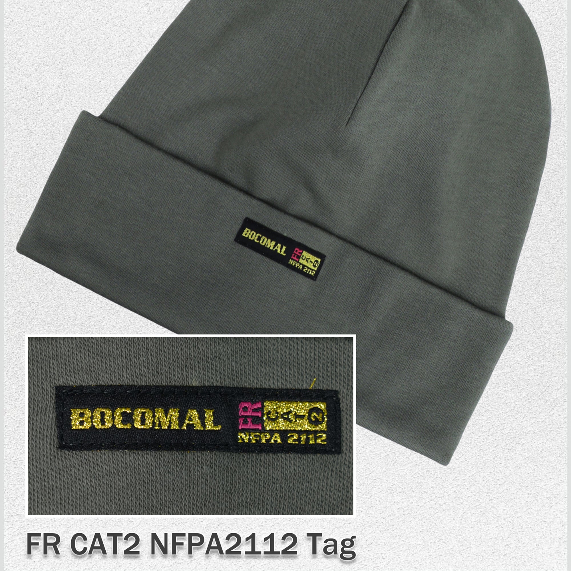 7OZ Cotton FR Head Covering Welding Hat-9803