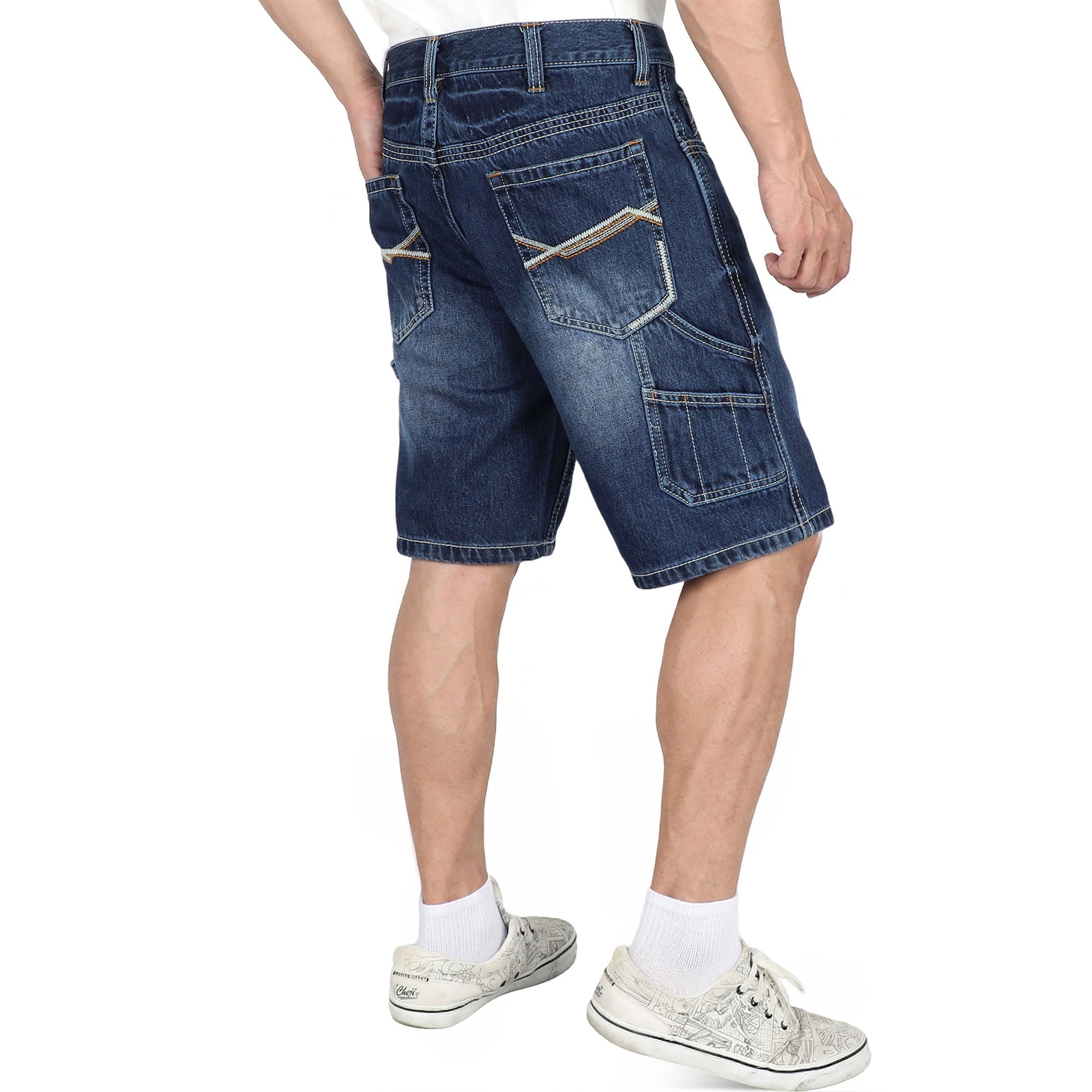 12.5OZ Heavy Duty 100% C Relaxed Denim Shorts (NON-FR)-PN102A