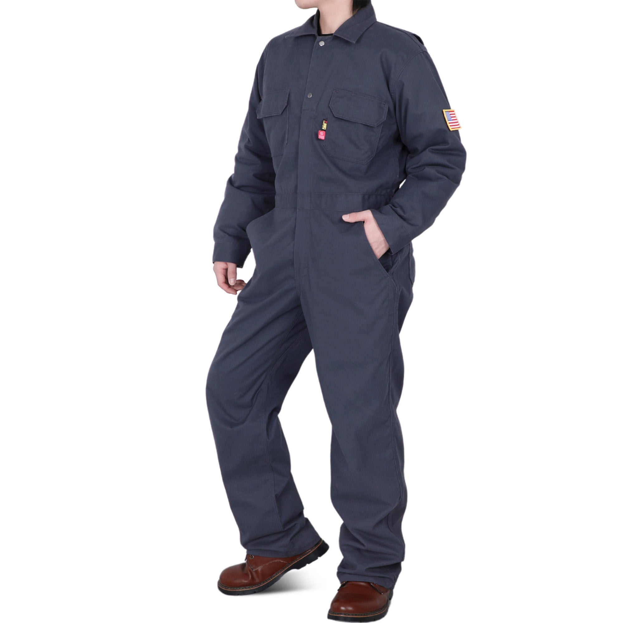 7.5OZ Cotton Twill FR Work Coverall - 2401