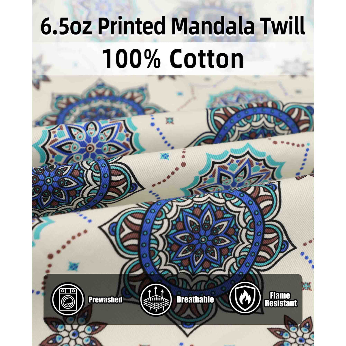 Bocomal pearl snap FR work shirt product feature image