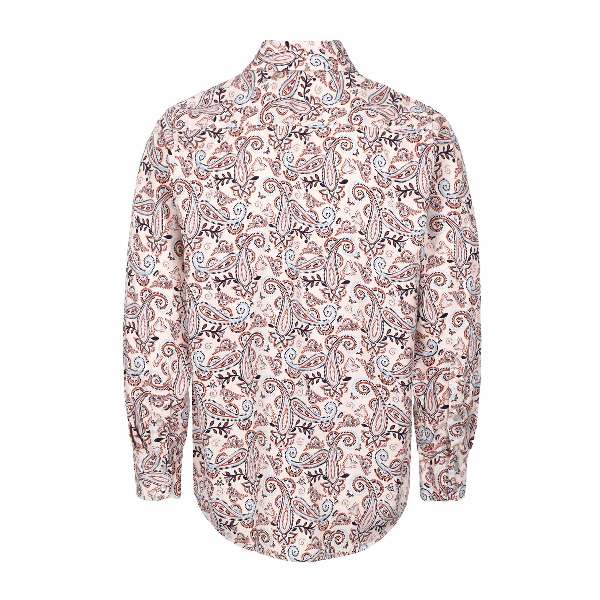 6.5OZ Lightweight Printed FR Shirts With Pearl Snap