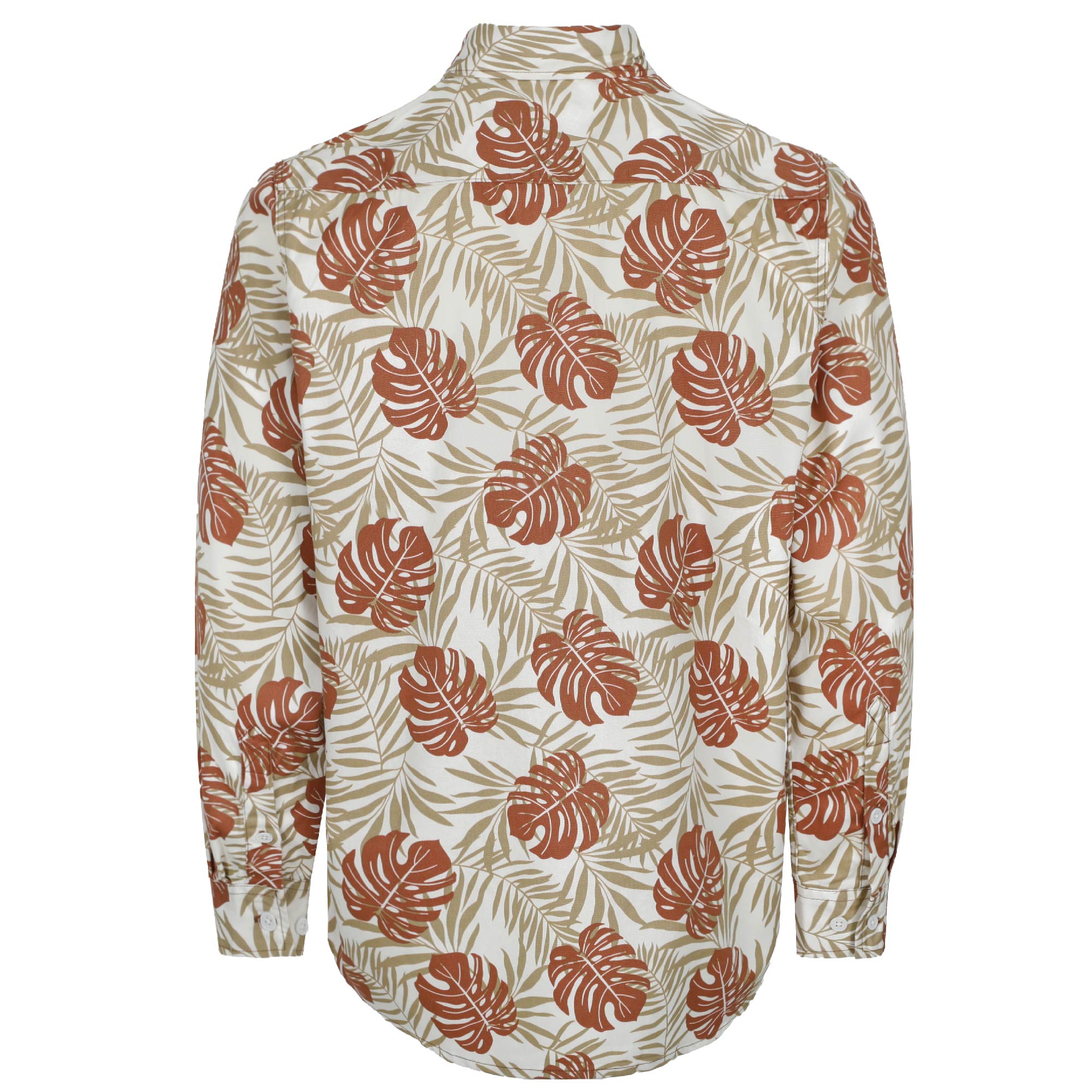 6.5OZ Printed Hawaii Lightweight Button Down FR Shirts-0816A