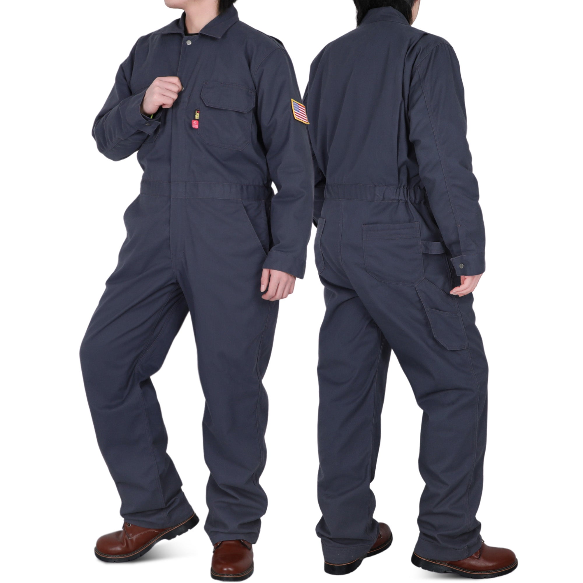 7.5OZ Cotton Twill FR Work Coverall - 2401