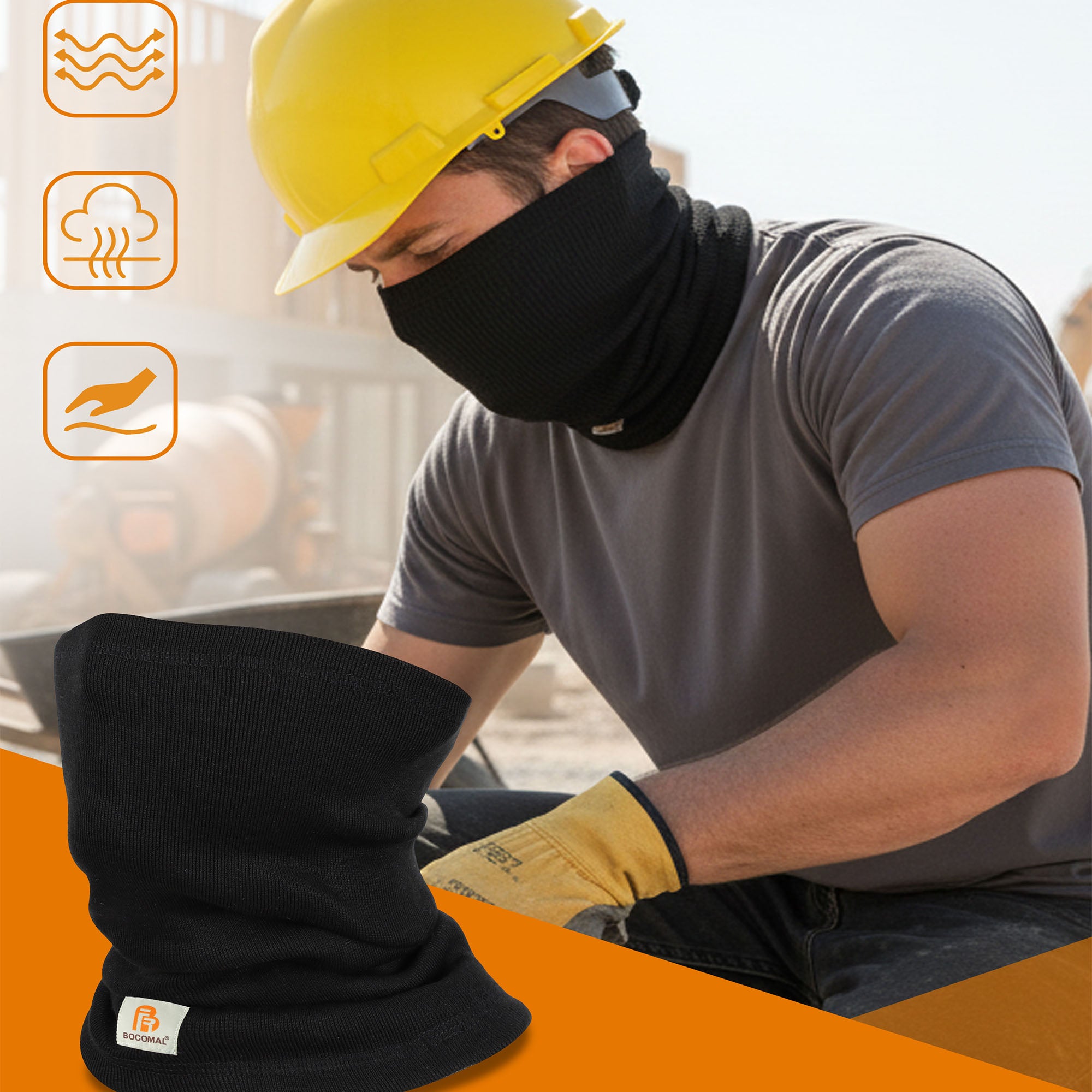 11.5OZ Heavyweight Modacrylic Cotton FR Balaclava - 9838