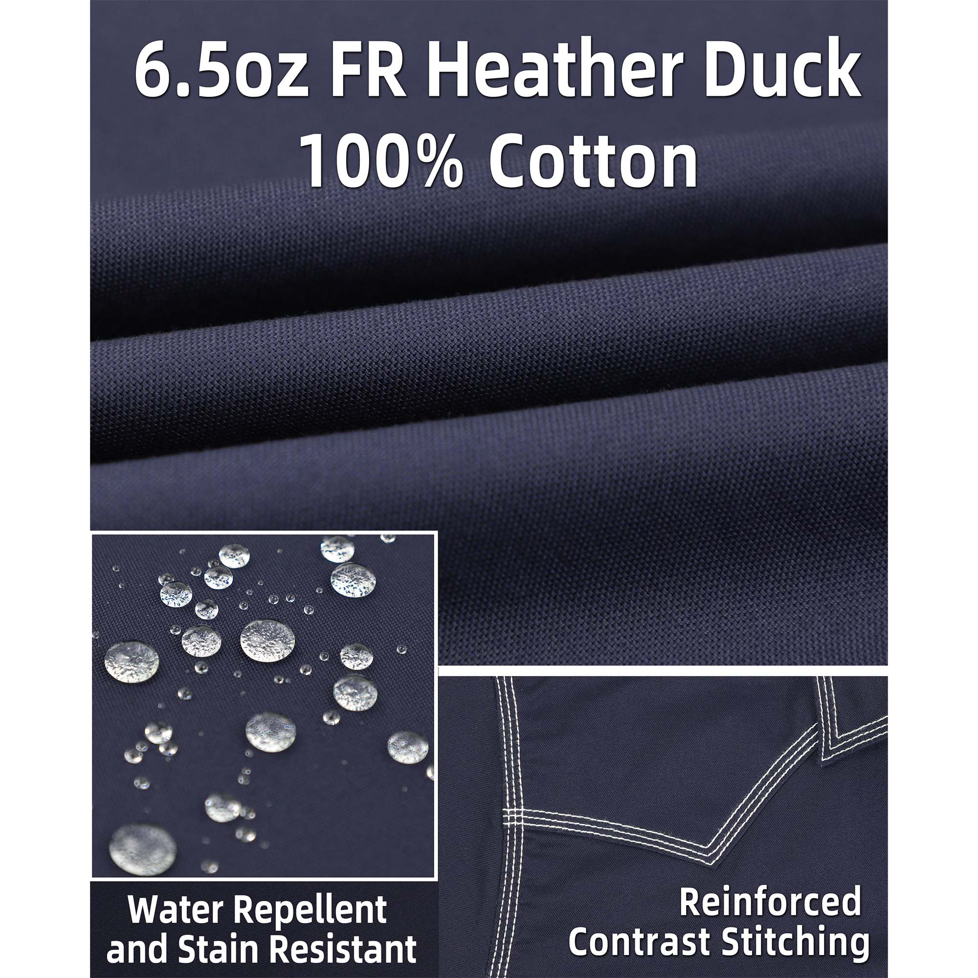 6.5OZ FR Work Shirt With Pearl Snap-0939
