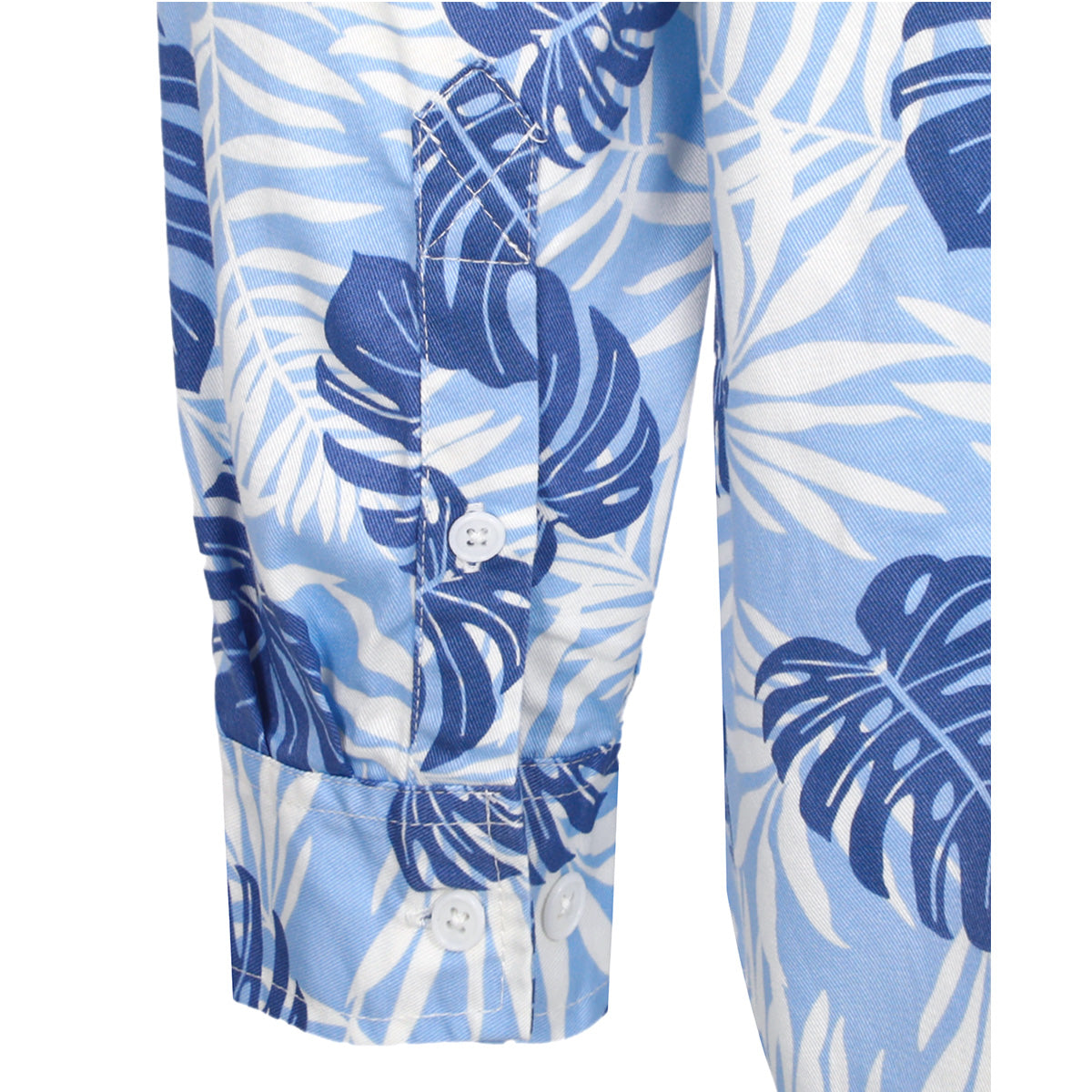 6.5OZ Printed Hawaii Lightweight Button Down FR Shirts-0816A
