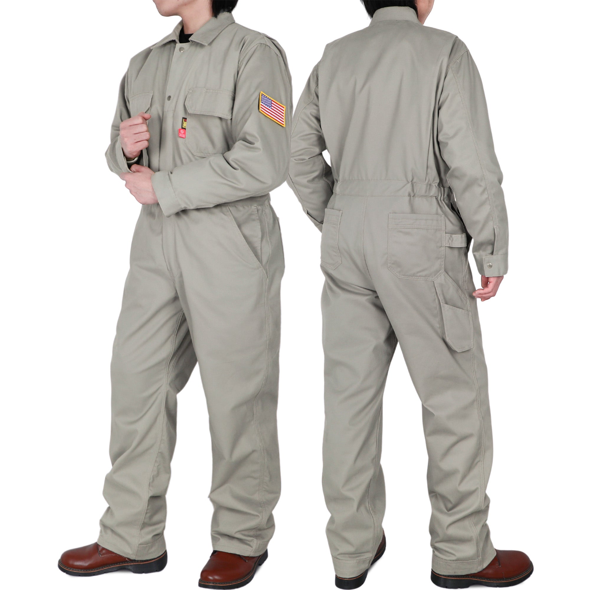 7.5OZ Cotton Twill FR Work Coverall - 2401
