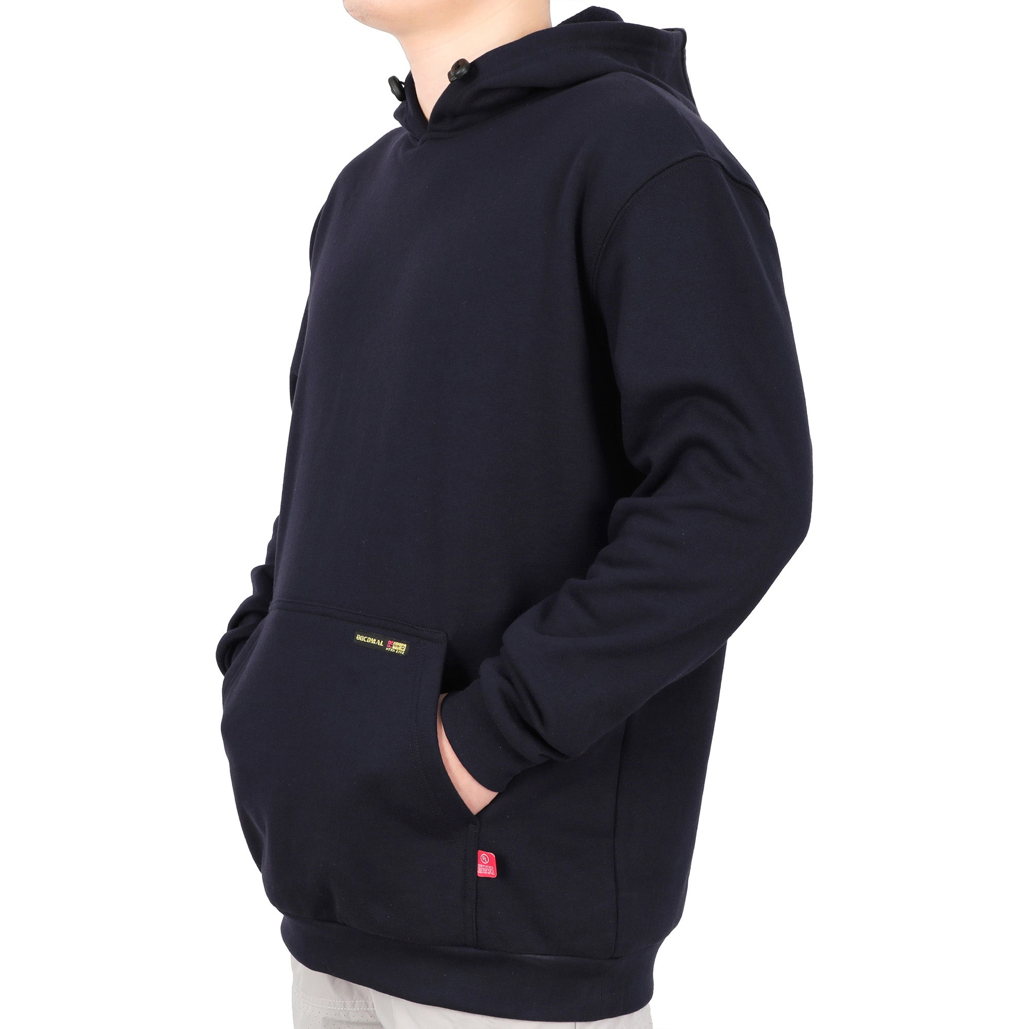 14OZ Heavyweight Cotton Fleece FR Hooded Sweatshirts-2619