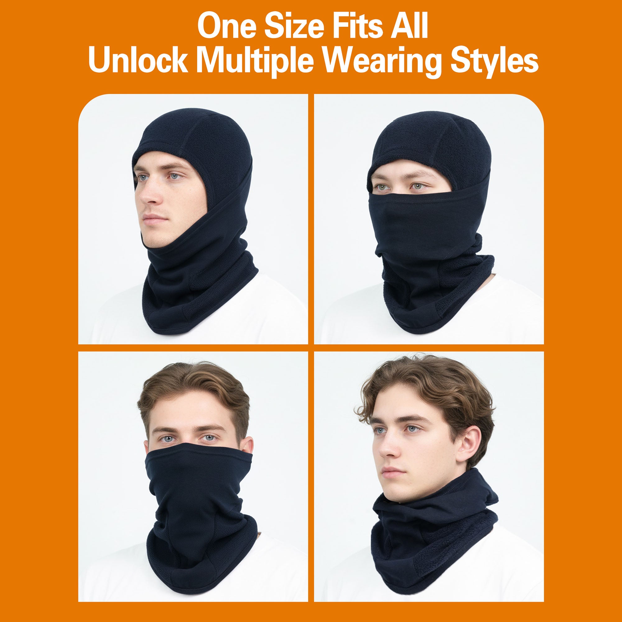 11OZ Fleece Modacrylic Blend FR Face Mask Balaclava For Winter-7027