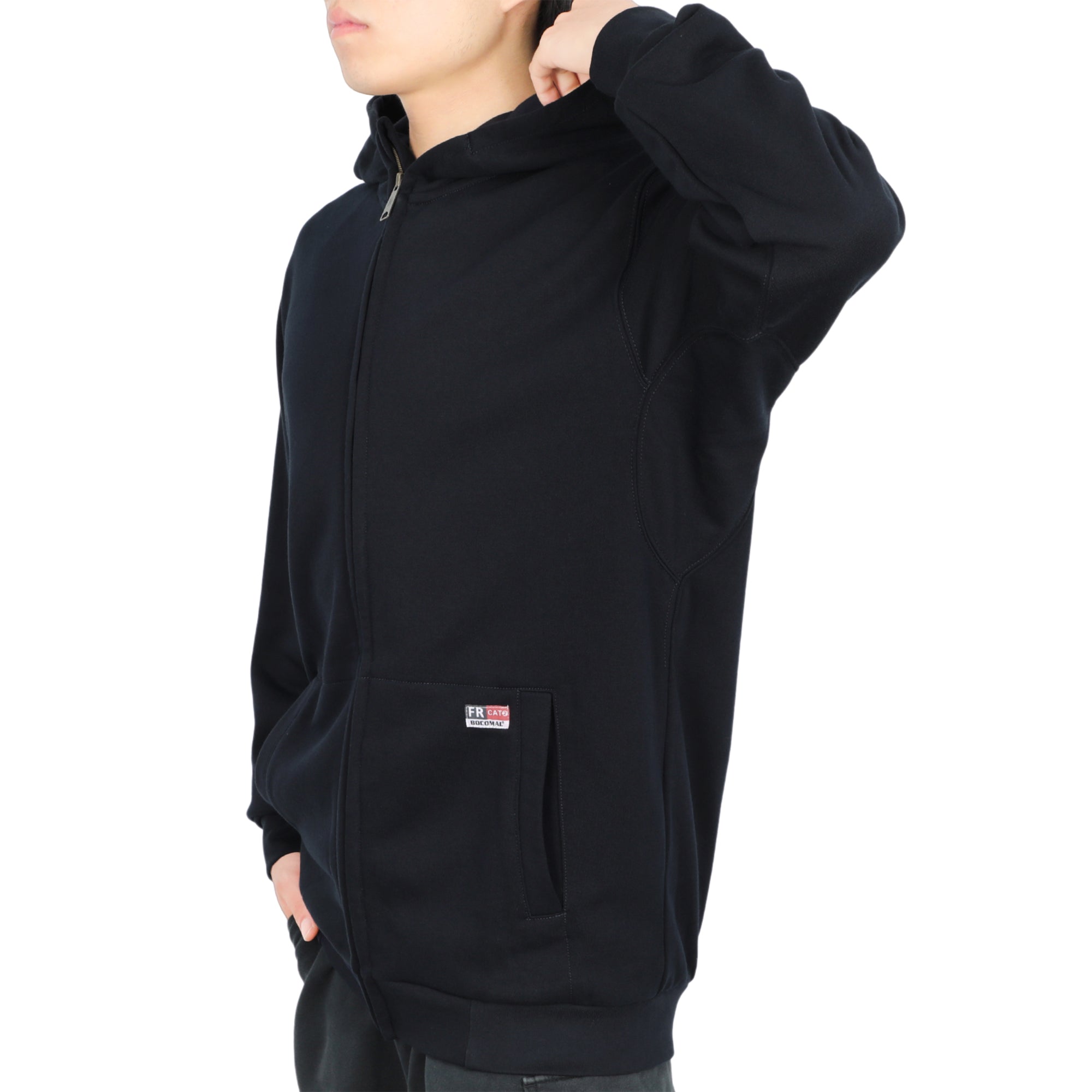 12.5OZ Heavyweight Permanent FR Modacrylic Cotton Hooded Sweatshirts-9634/9534