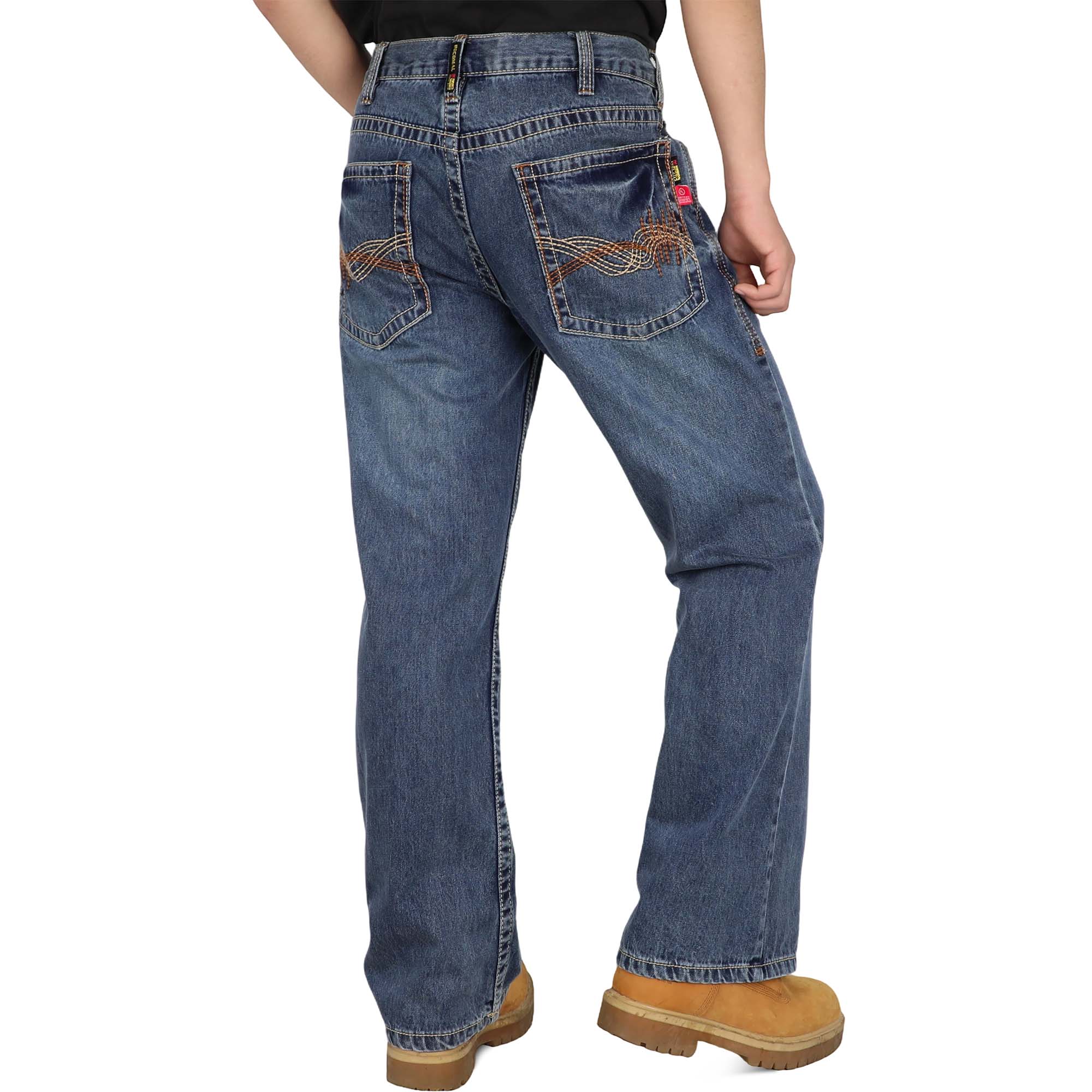 10OZ Midweight EX-Soft Relaxed Boot Vintage Washed FR Jeans-8306