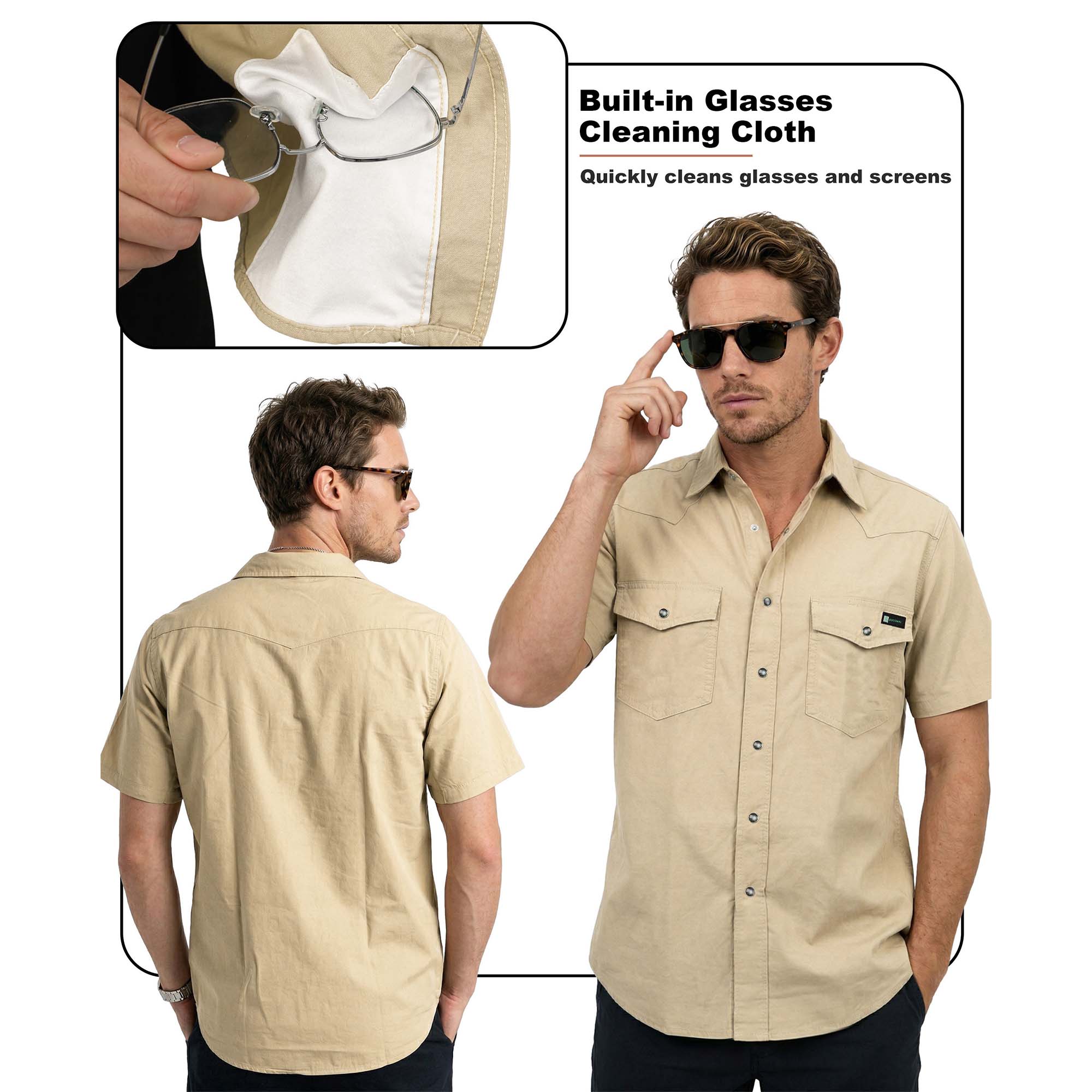 5OZ Lightweight 100% C Chambray Shirt (NON-FR)-SH041L