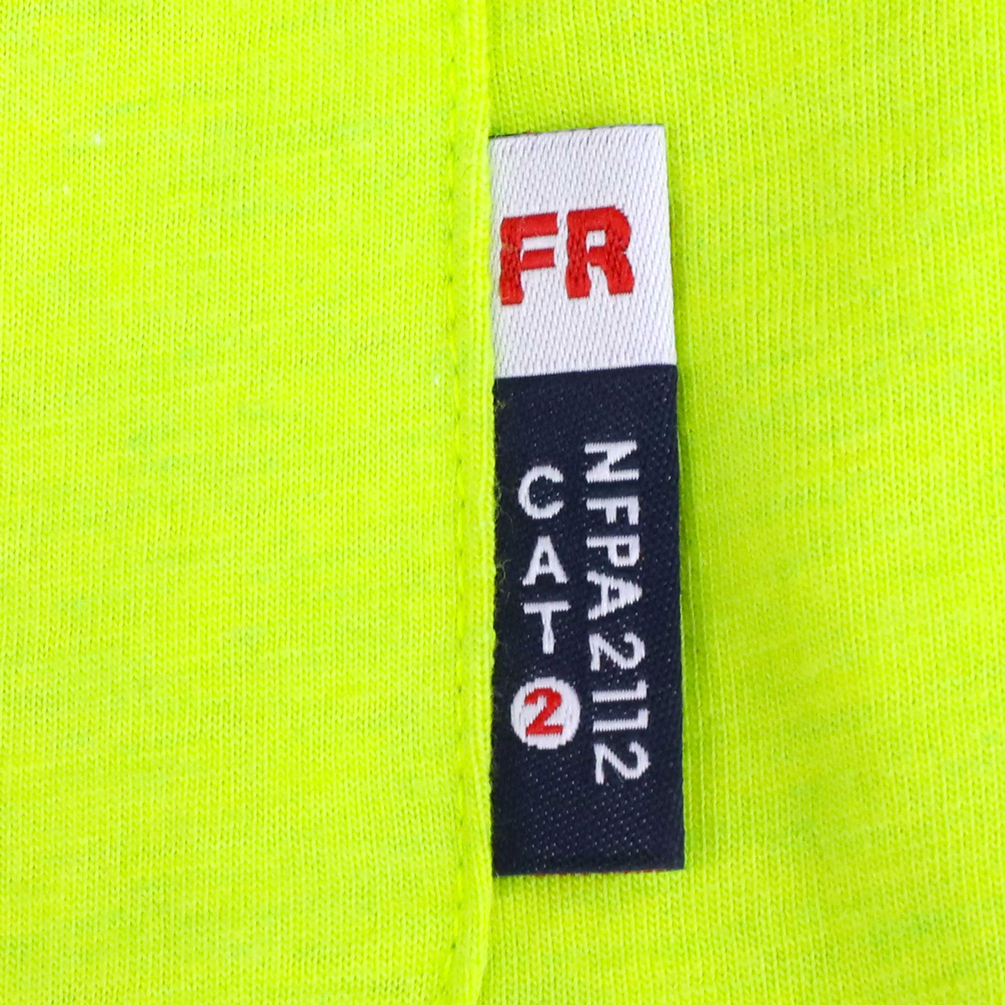 7OZ Men's FR Shirts Hi-Vis Short Sleeve Tees- 0424S