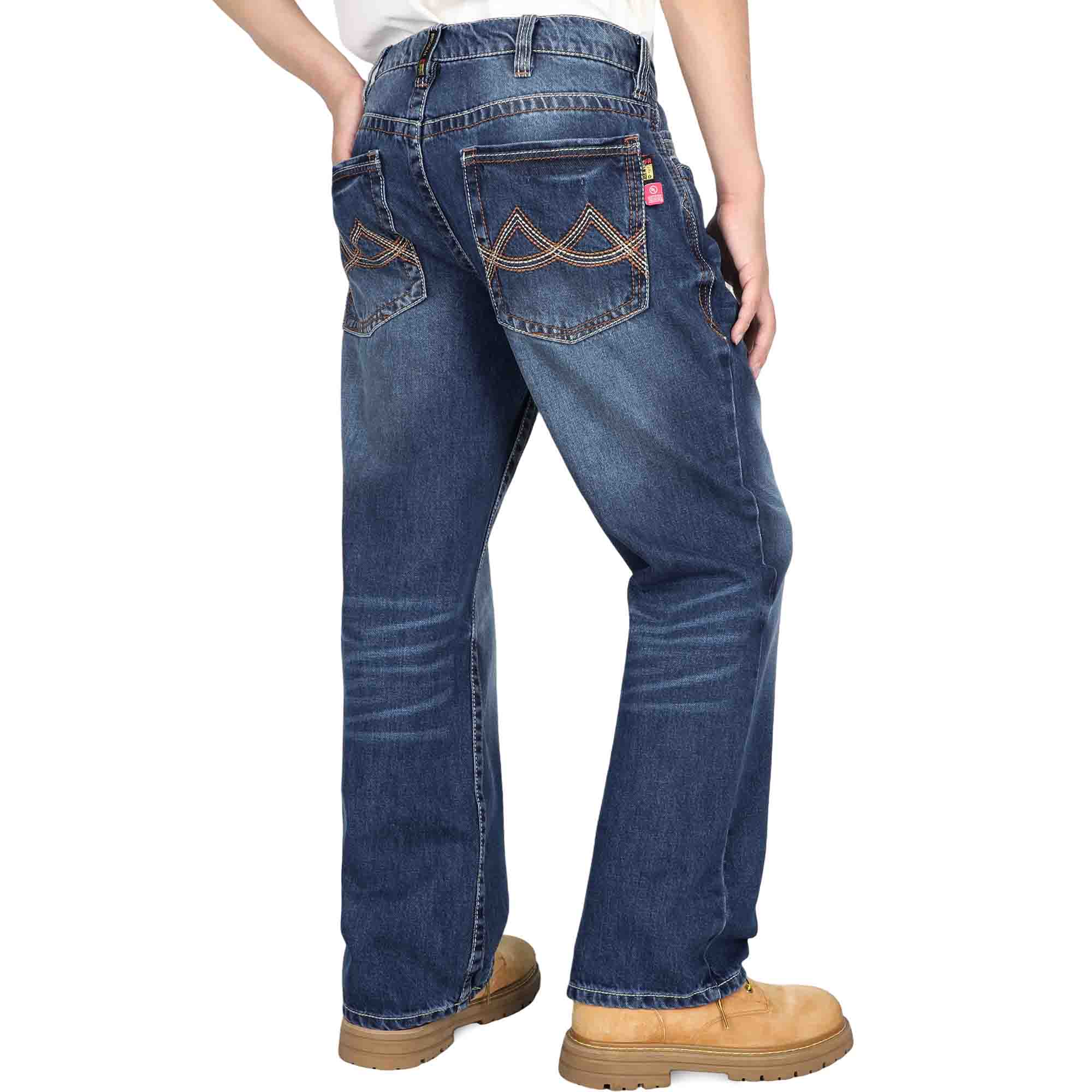 12.5 OZ Straight Leg FR Jeans‑Back