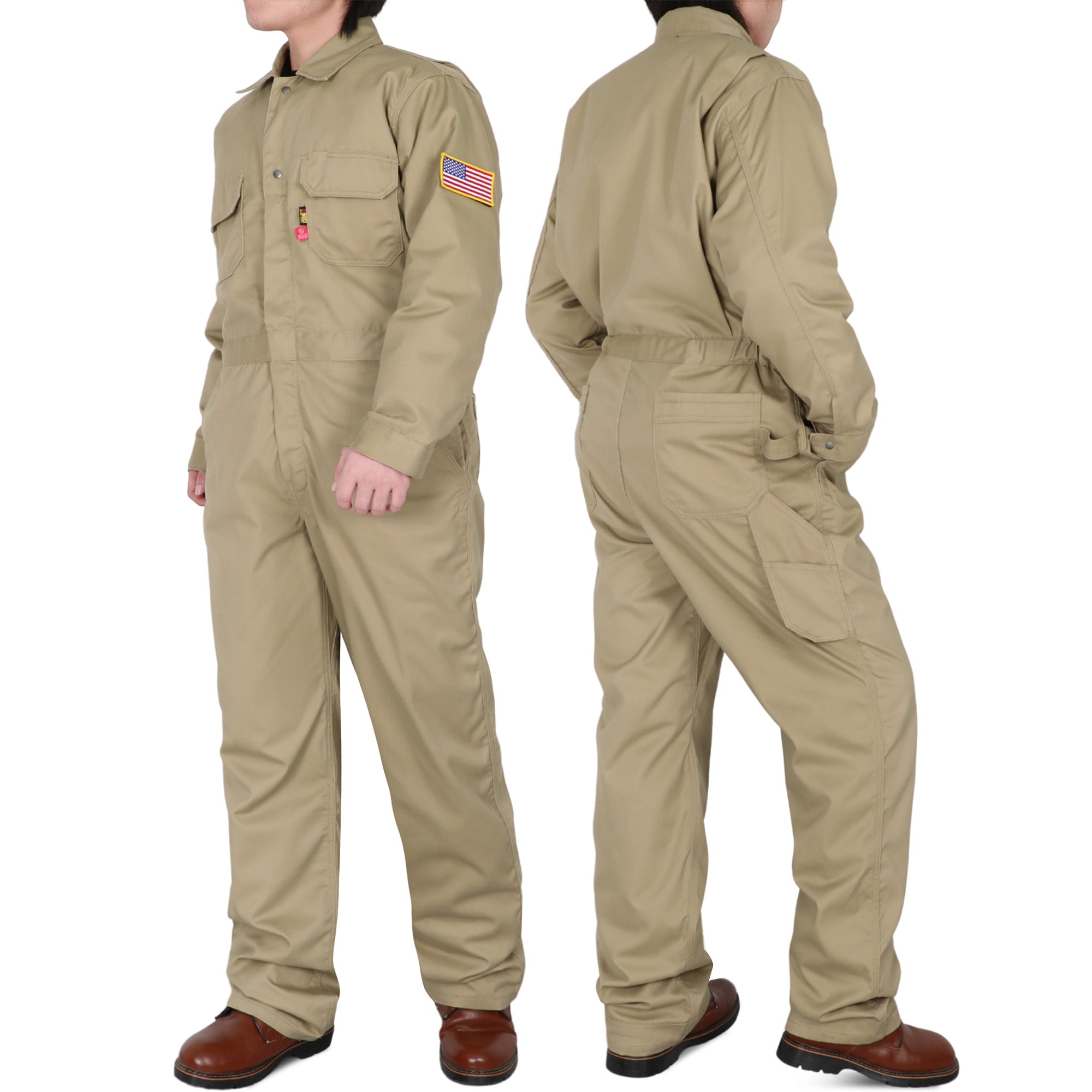 7.5OZ Cotton Twill FR Work Coverall - 2401