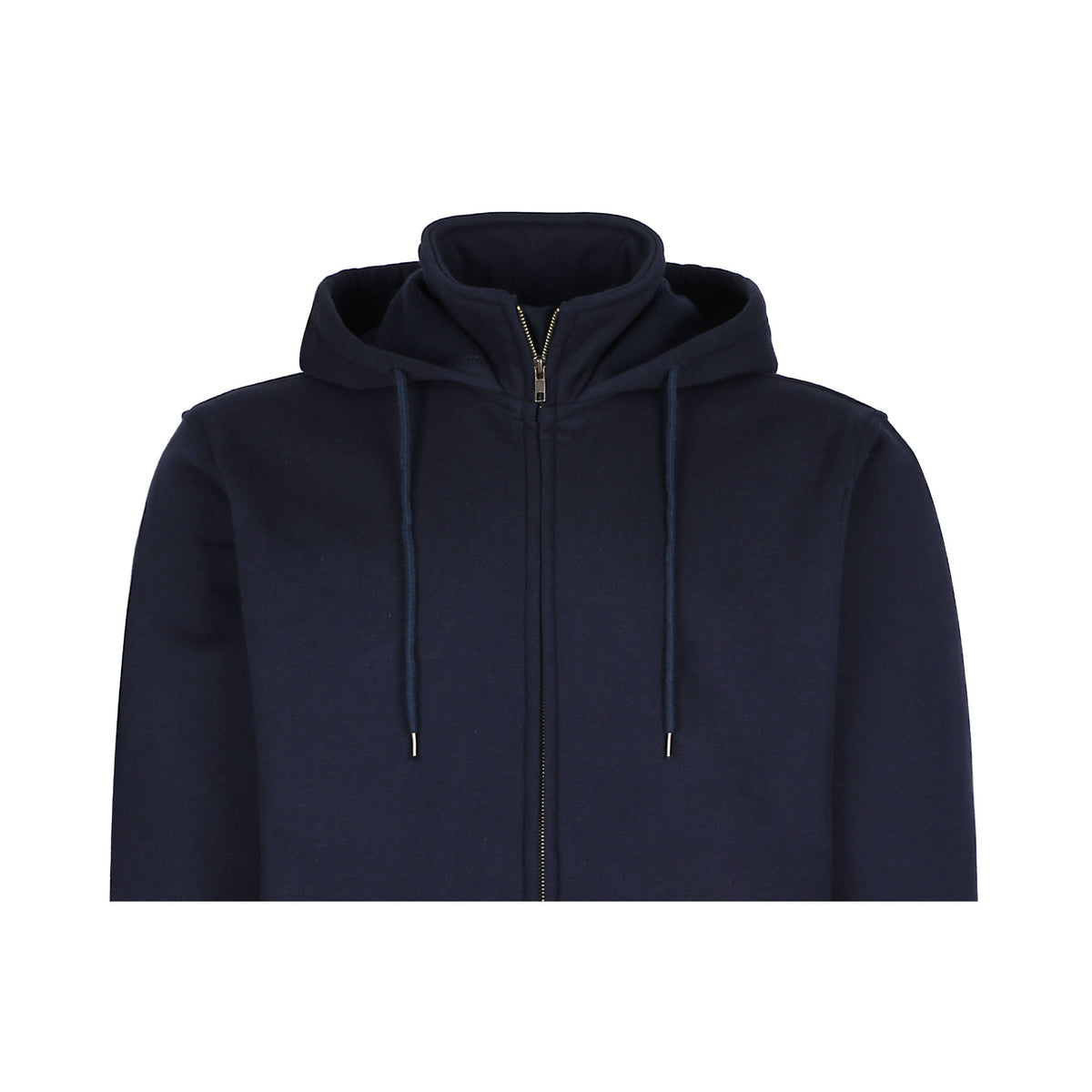 Bocomal black zip-front FR hoodie product view