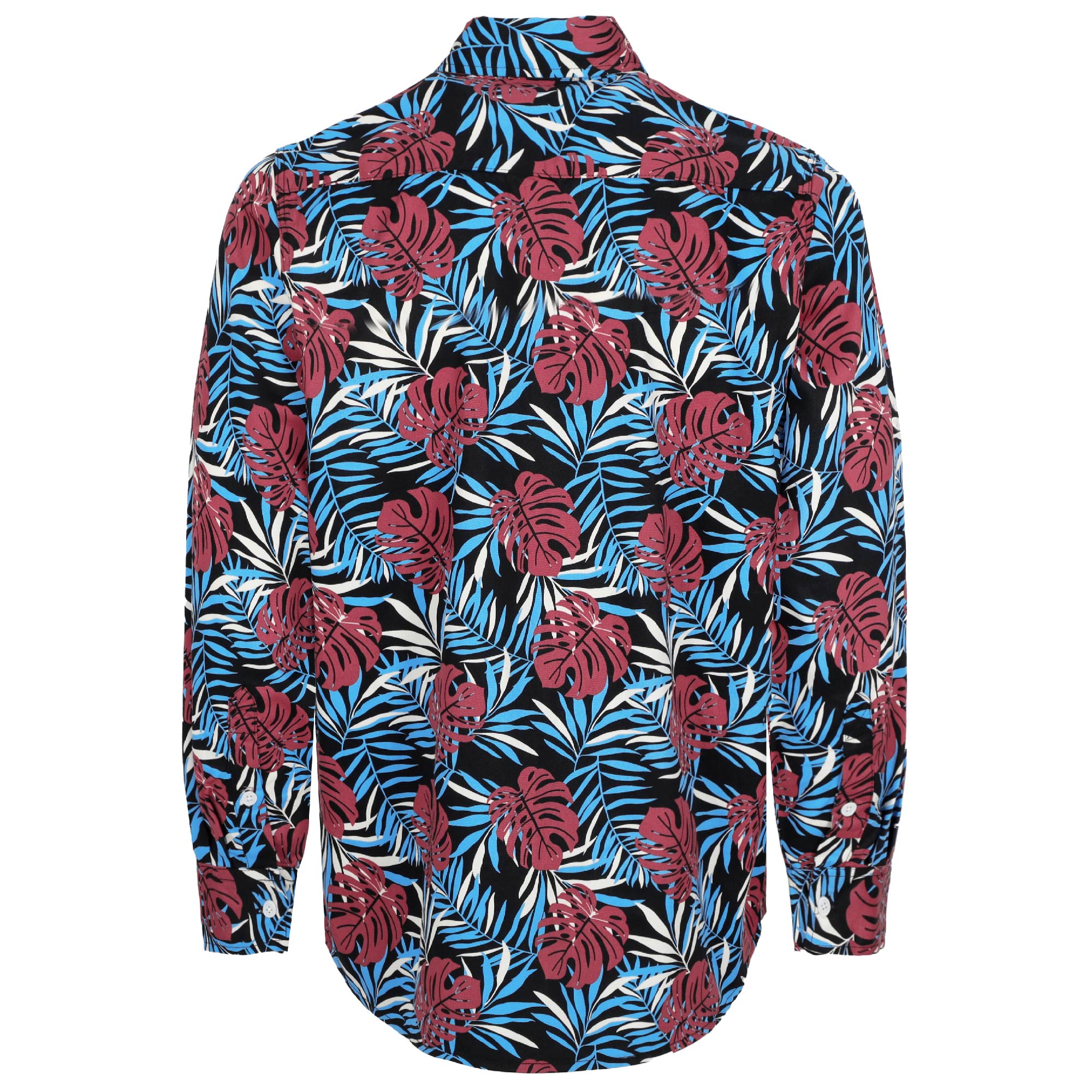 6.5OZ Printed Hawaii Lightweight Button Down FR Shirts-0816A