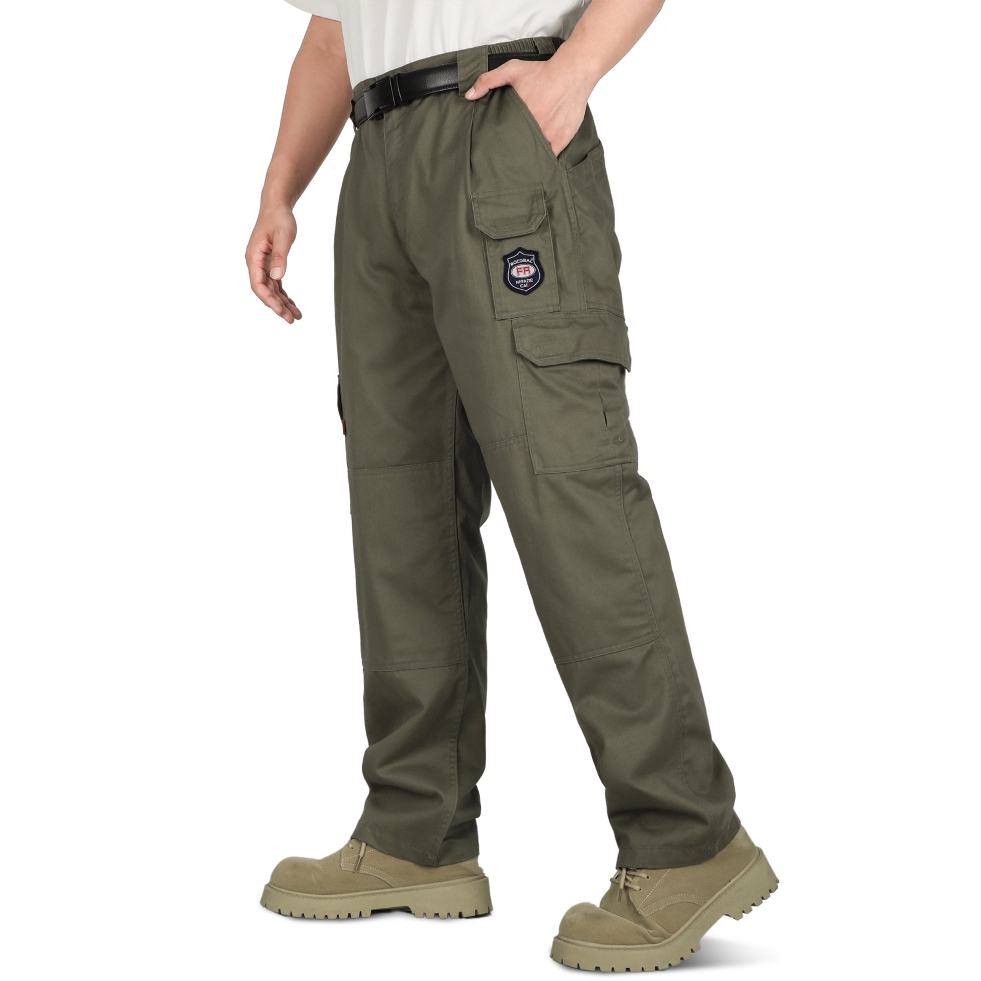 7-Pocket Cotton FR Cargo Work Pants 1801 | Bocomal