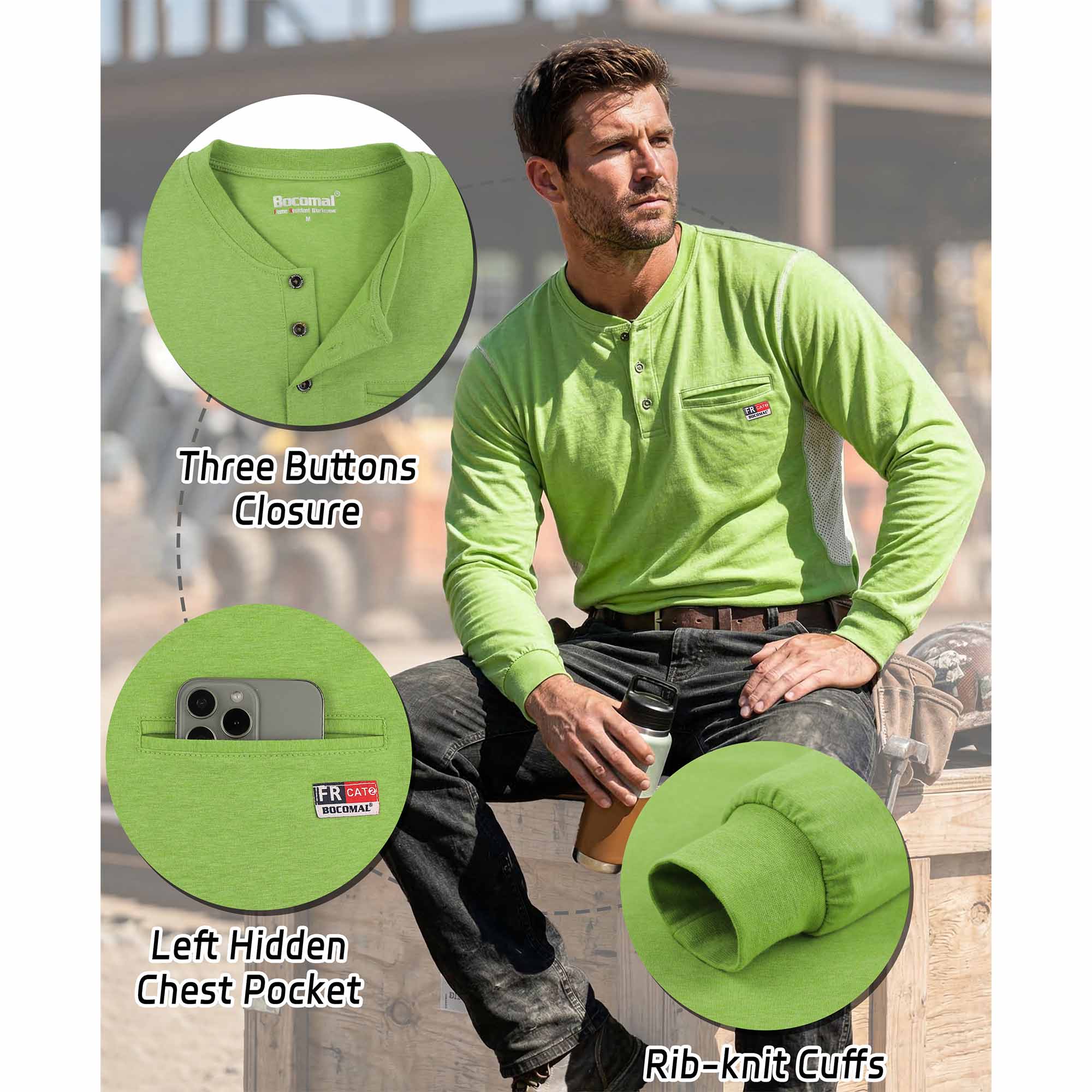 6OZ Breathable Vented Design FR T-Shirts - 6922