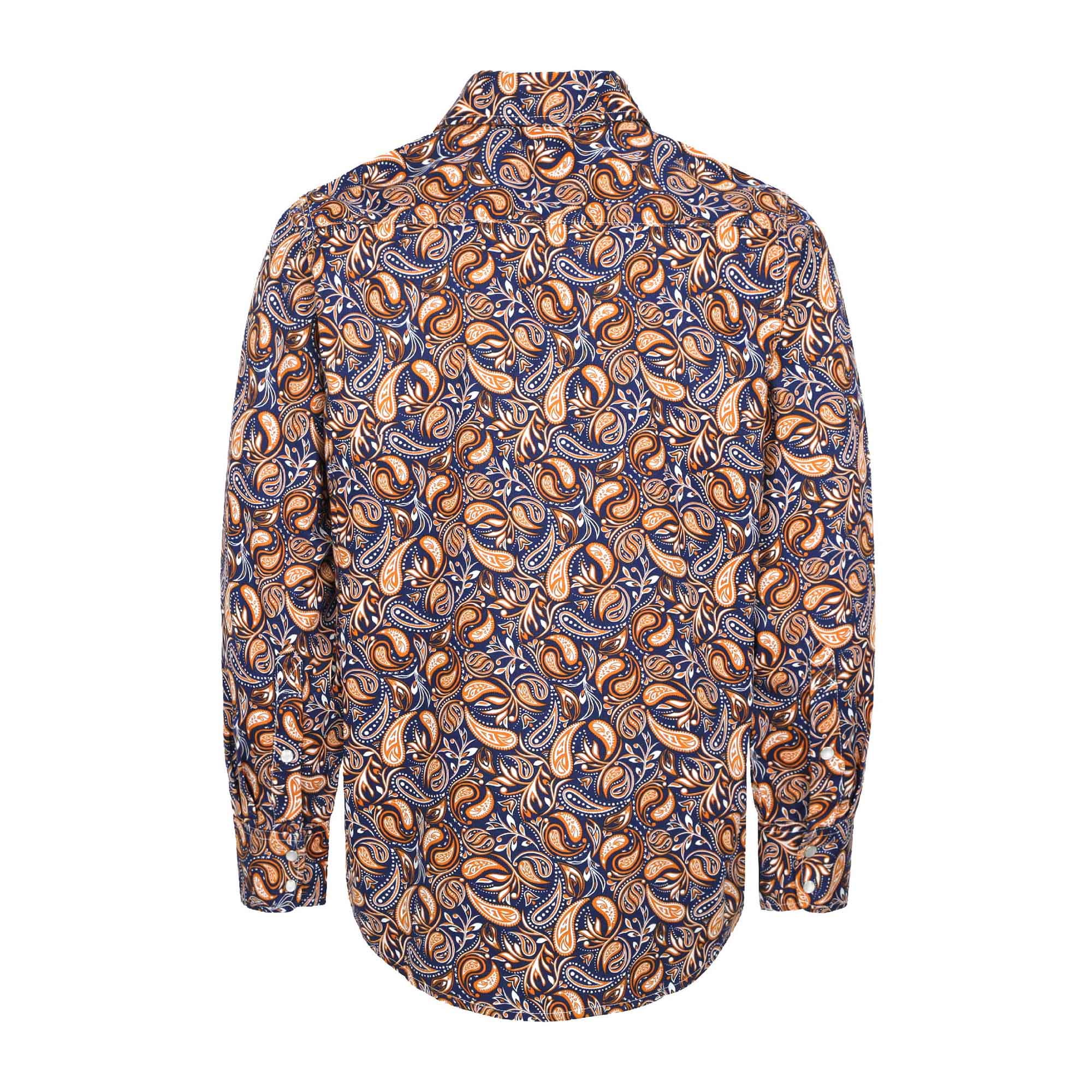6.5OZ Lightweight Printed FR Shirts With Pearl Snap
