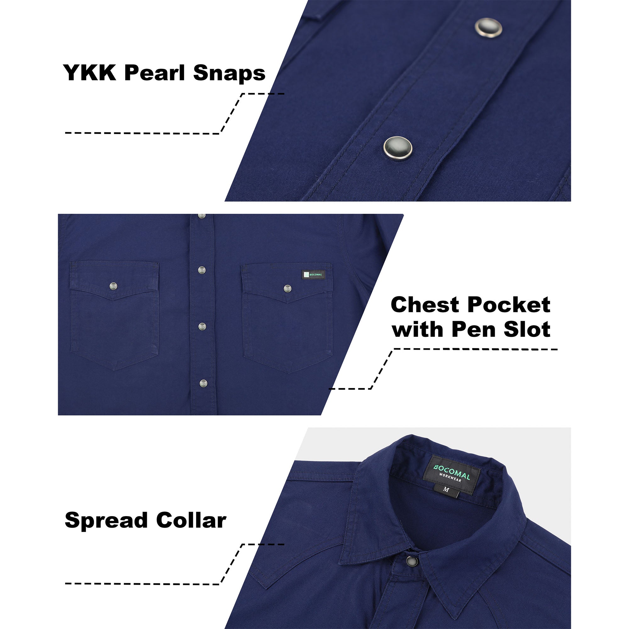 5OZ Lightweight 100% C Chambray Shirt (NON-FR)-SH041L