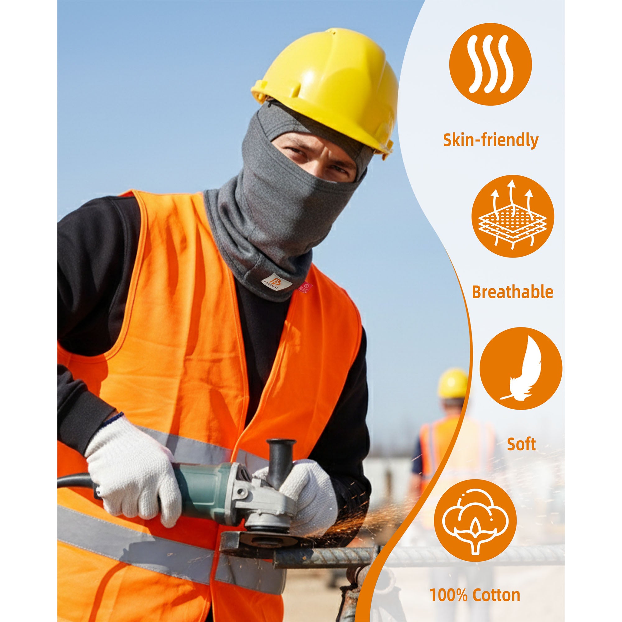 7OZ Balaclava Face Mask Arc Rated Helmet Liner Covering Hood -7003