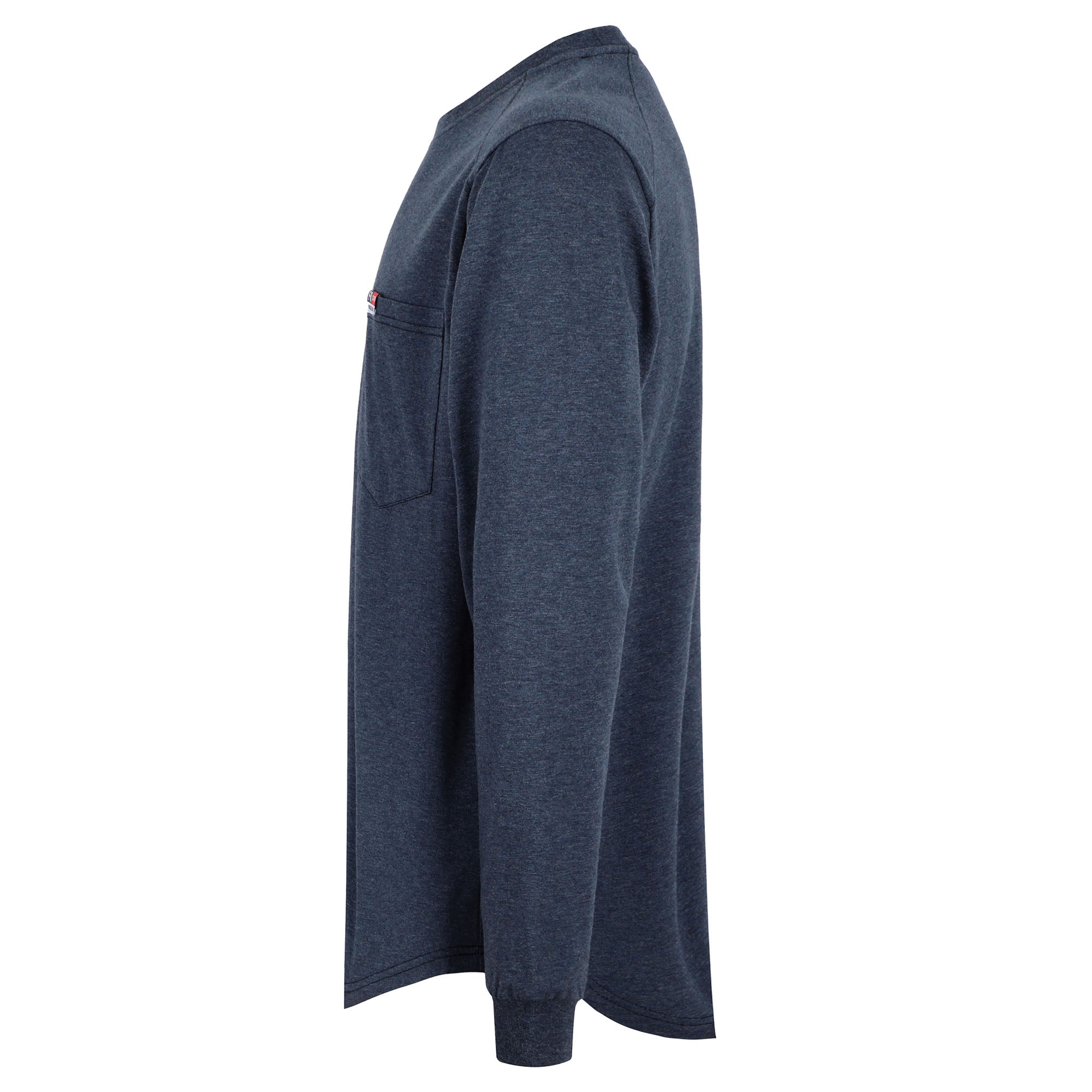 6OZ Crewneck Cotton Tencel Heather Blended FR Work T-Shirt - A335