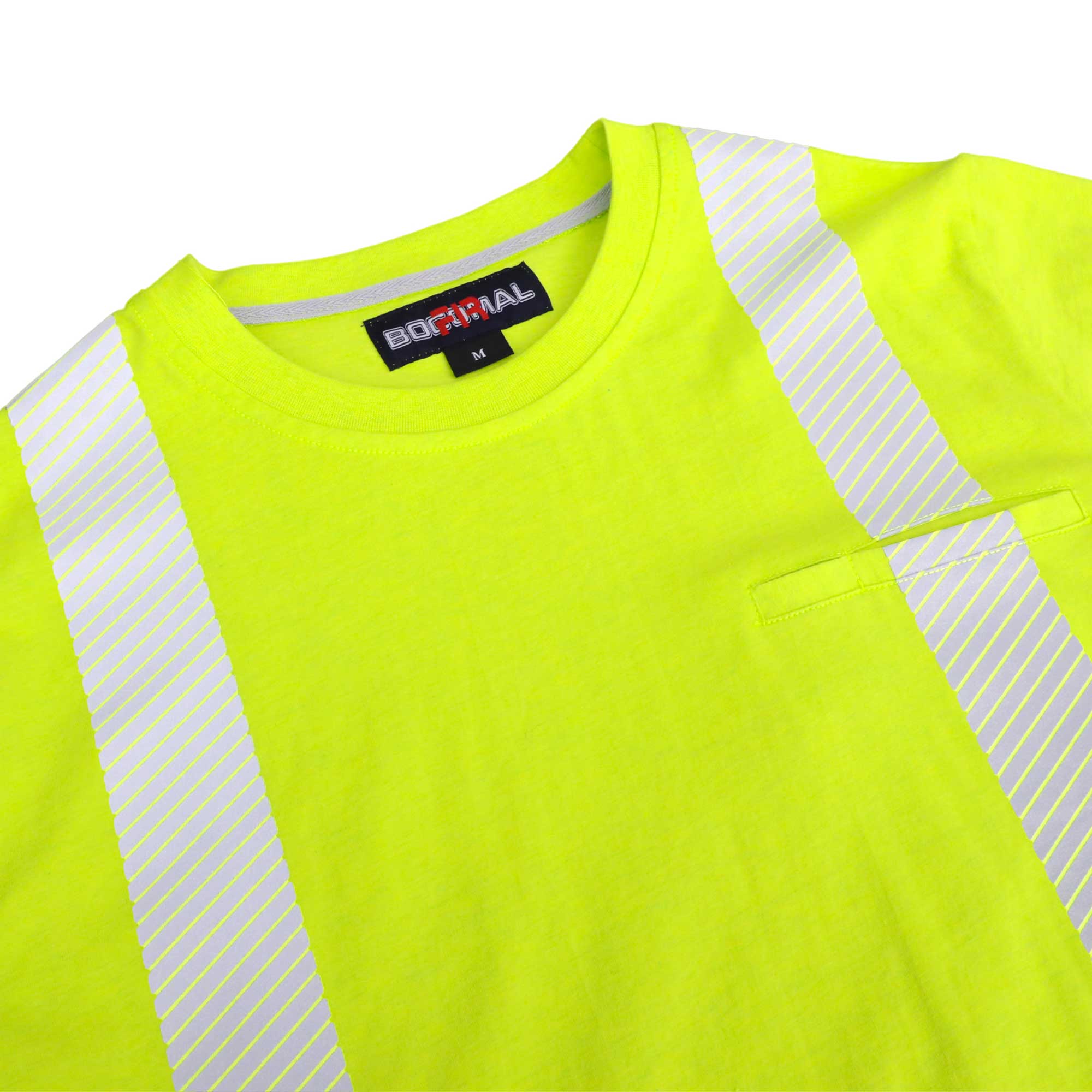 6OZ Lightweight High Visibility Reflective Safety FR Shirts-0624S