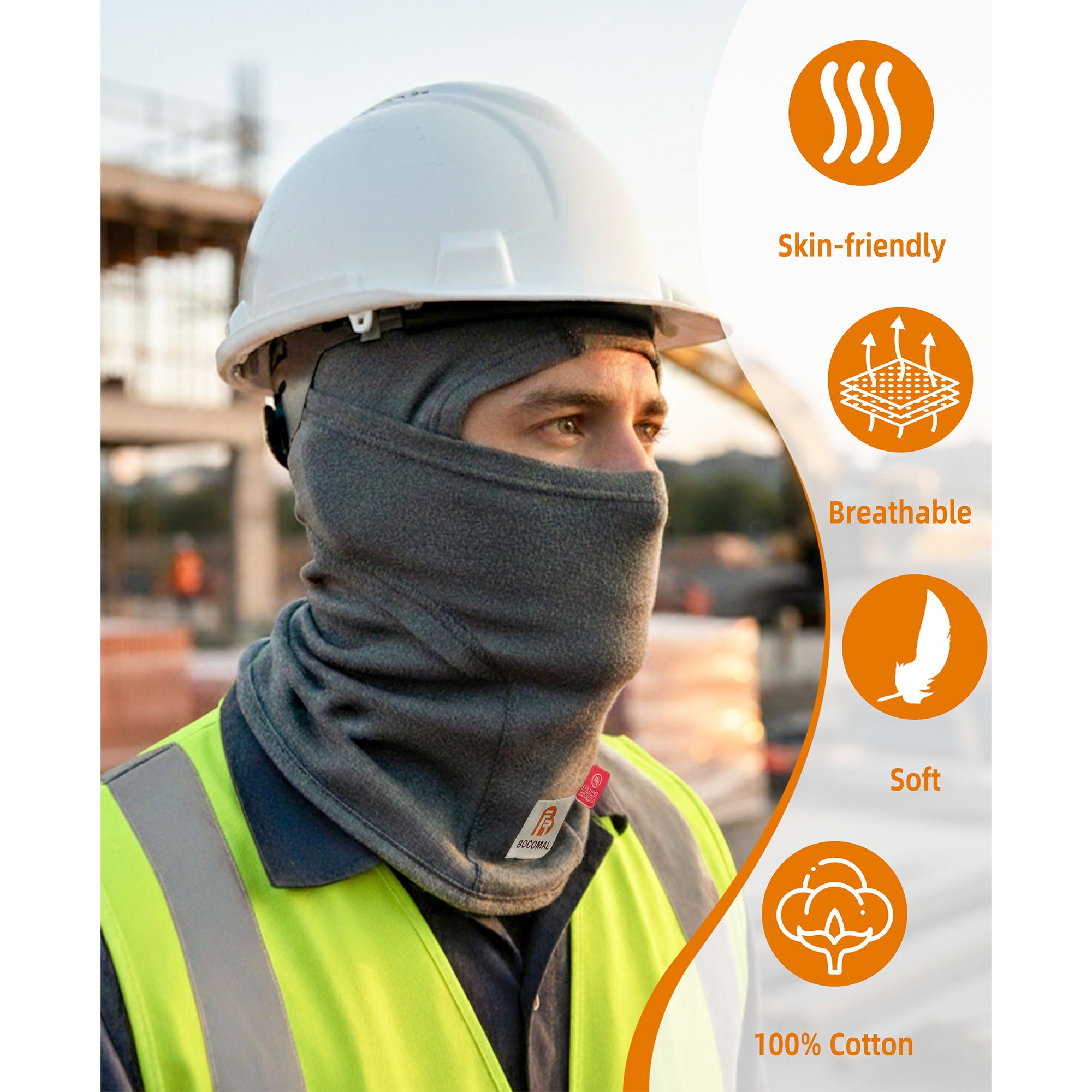 7OZ Balaclava Face Mask Arc Rated Helmet Liner Covering Hood -7003