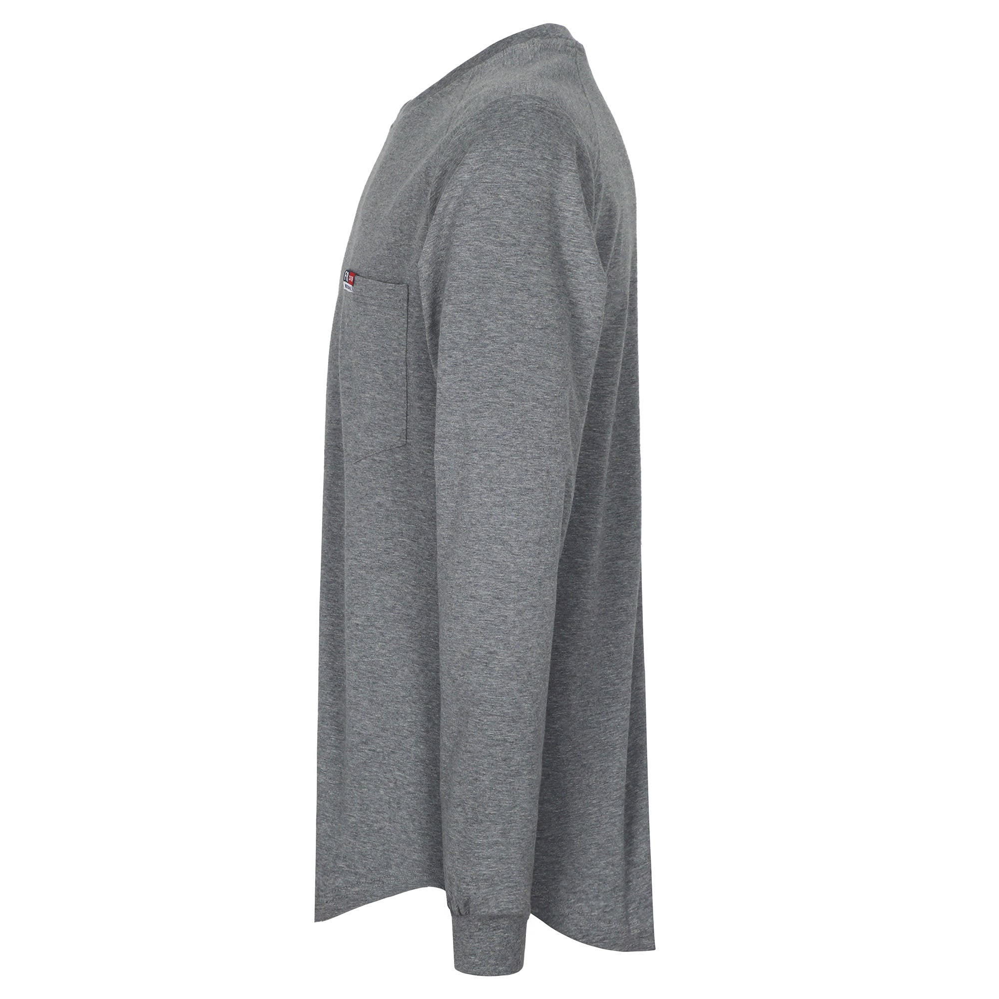 6OZ Crewneck Cotton Tencel Heather Blended FR Work T-Shirt - A335